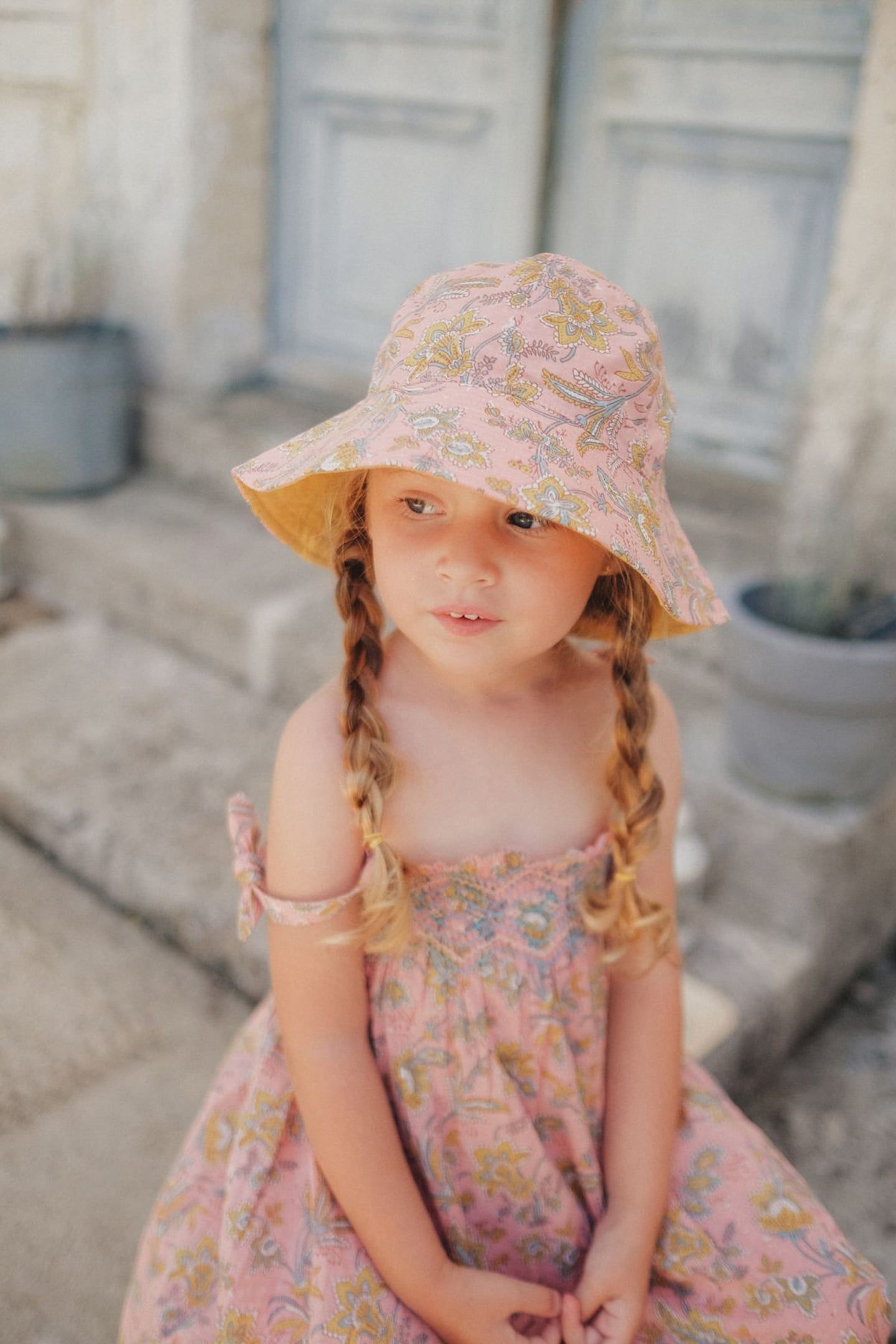 SUN HAT GRANIMA PINK RIVIERA 1