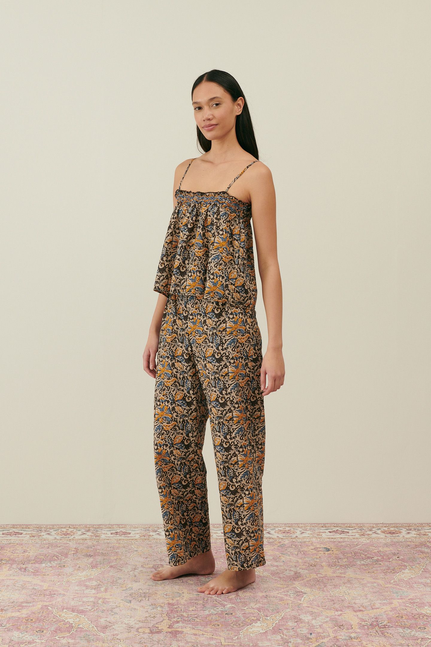 PAJAMAS SET MINALON CHARCOAL POEM 1