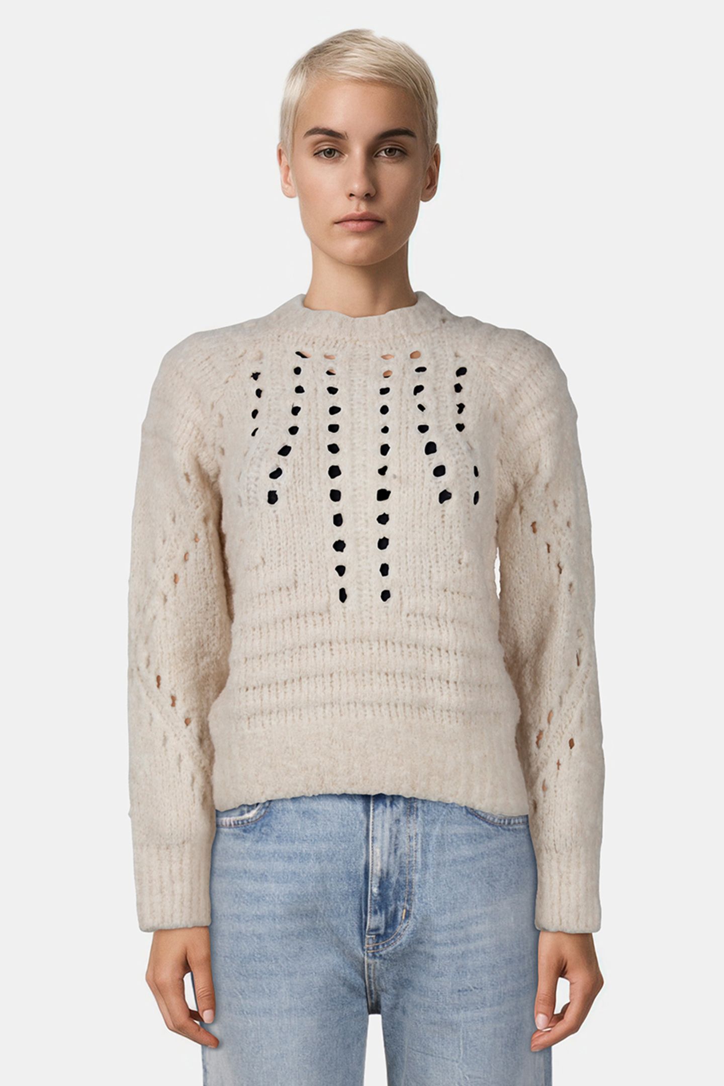 KANNA PULLOVER ECRU 1
