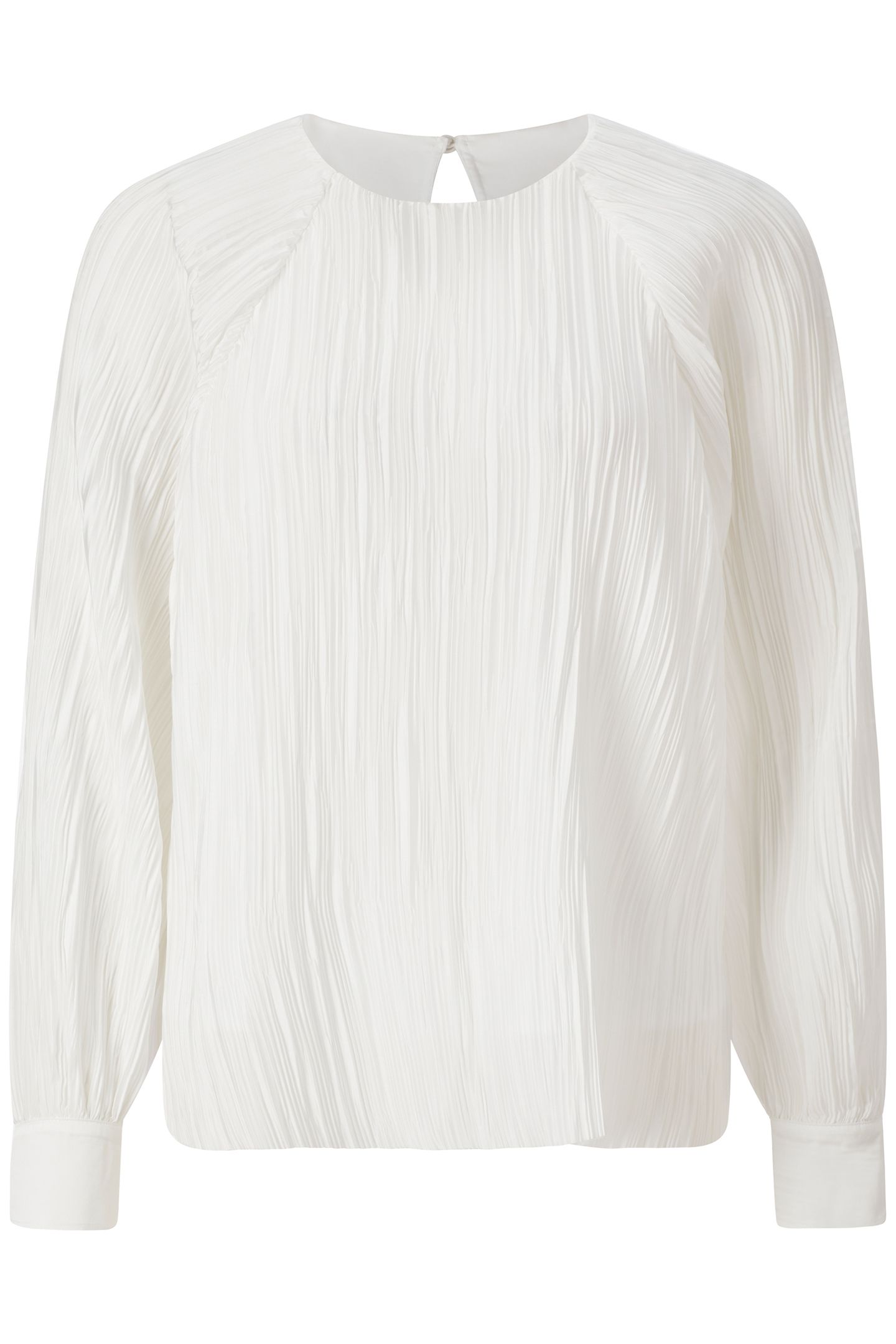 PLISSEE BLOUSE PEARL WHITE 4