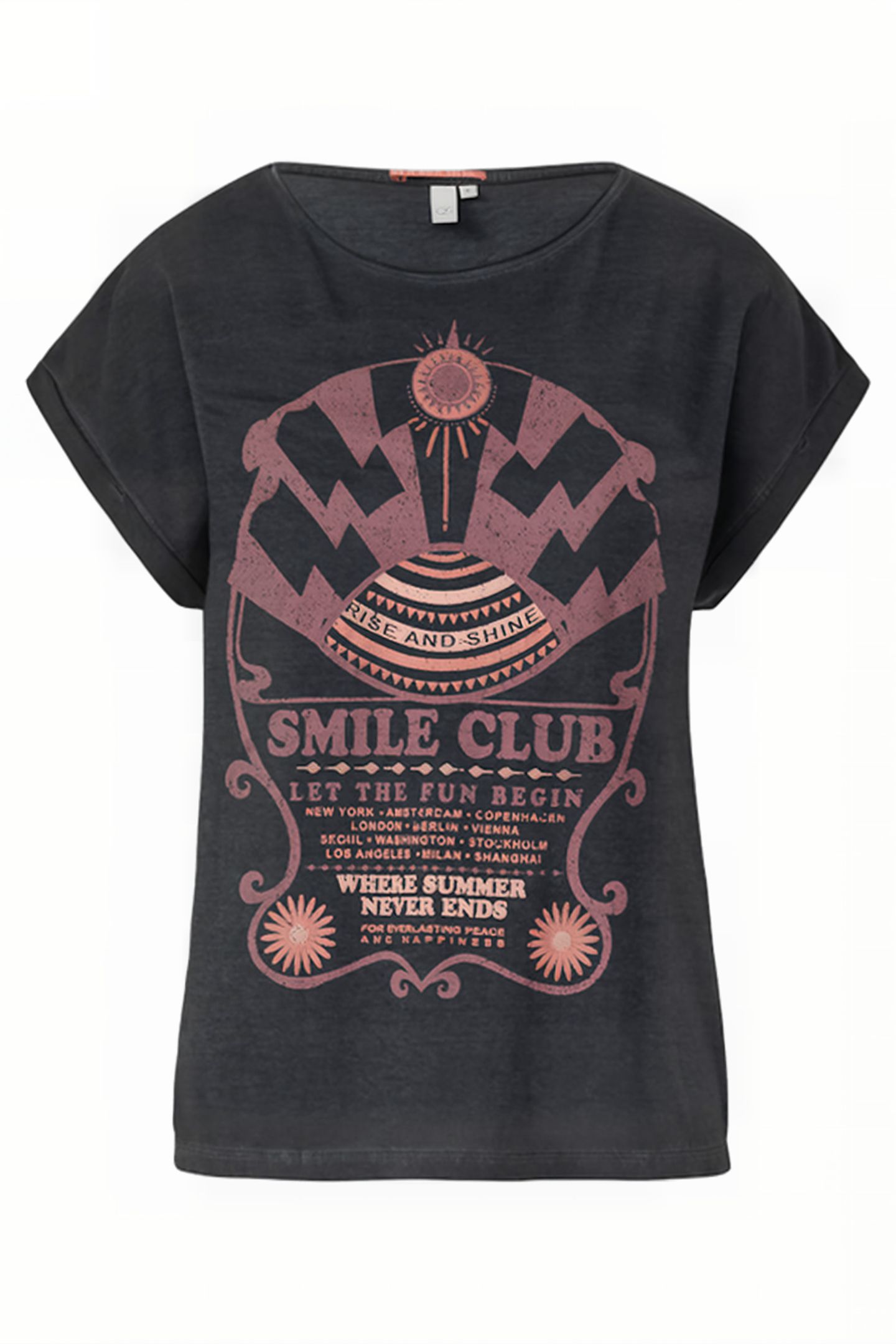 S.OLIVER-QS T-SHIRTS BLACK 4