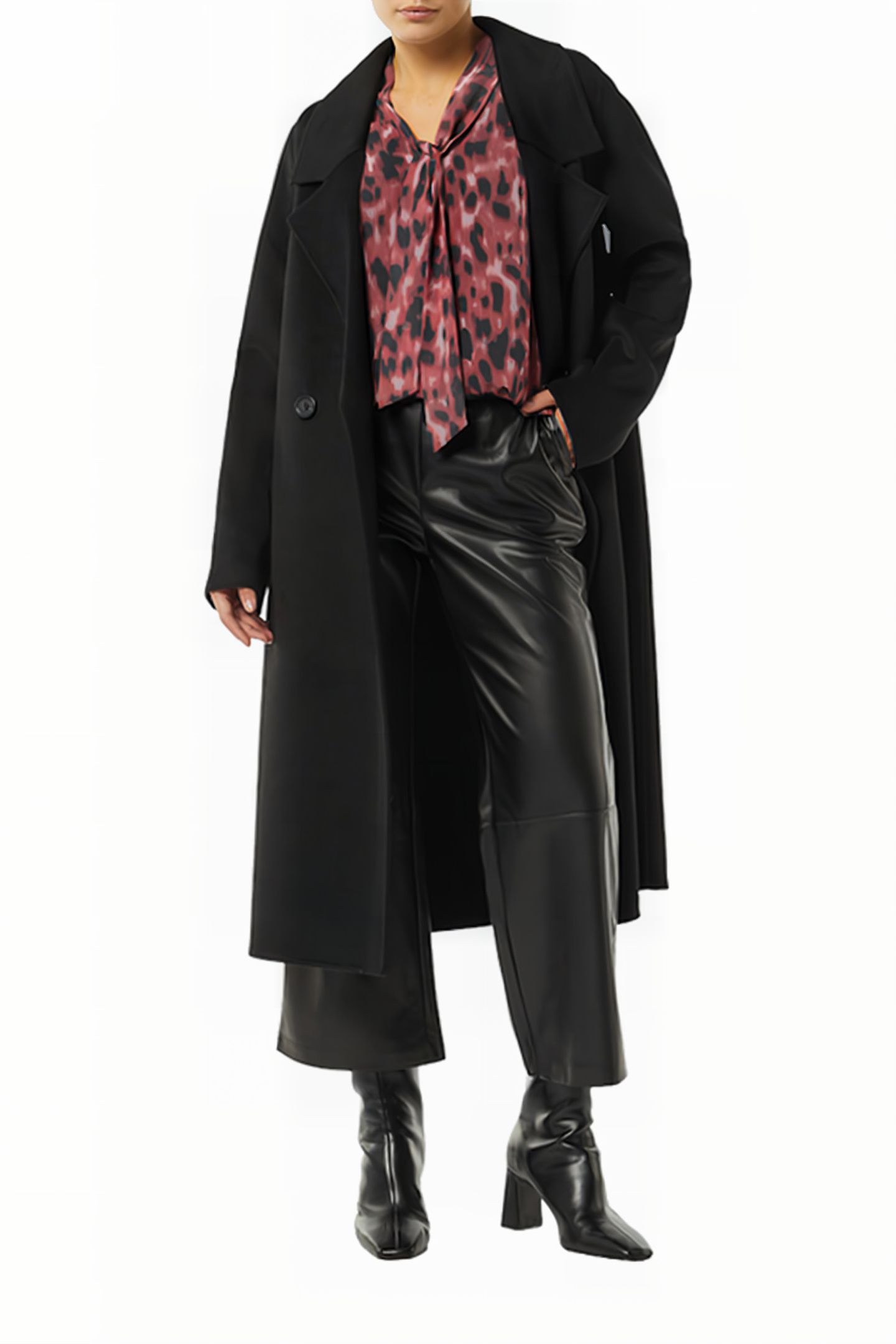 BLOUSE DARK RED 3