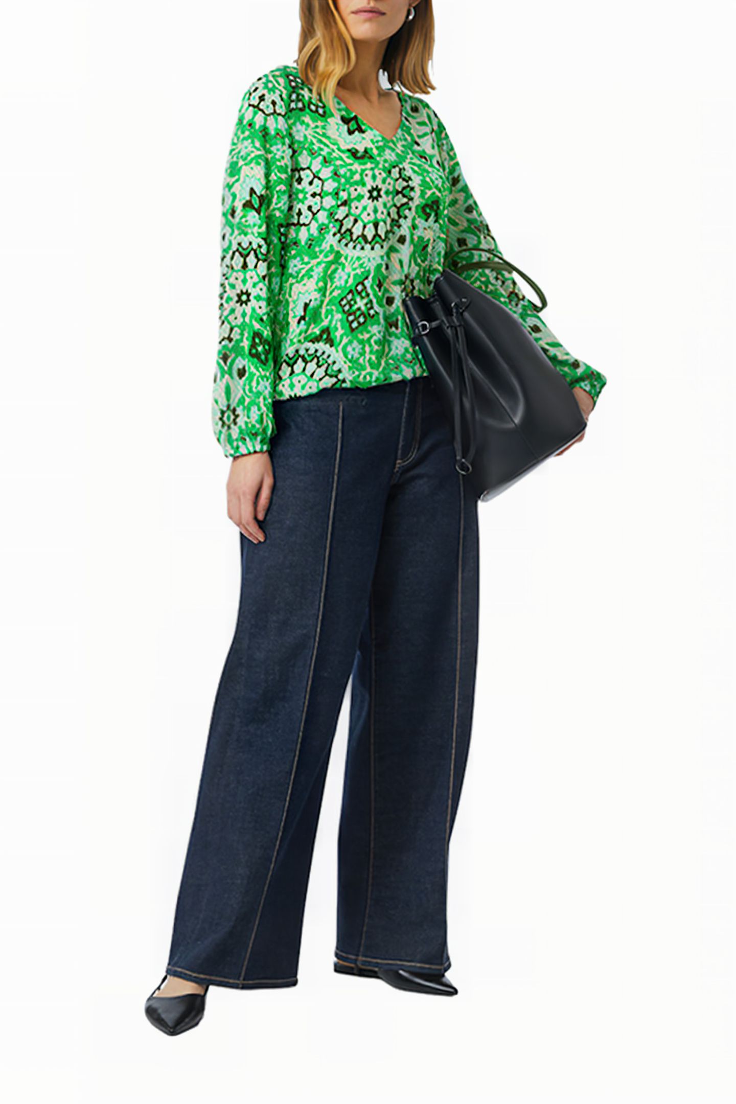 BLOUSE GREEN 2