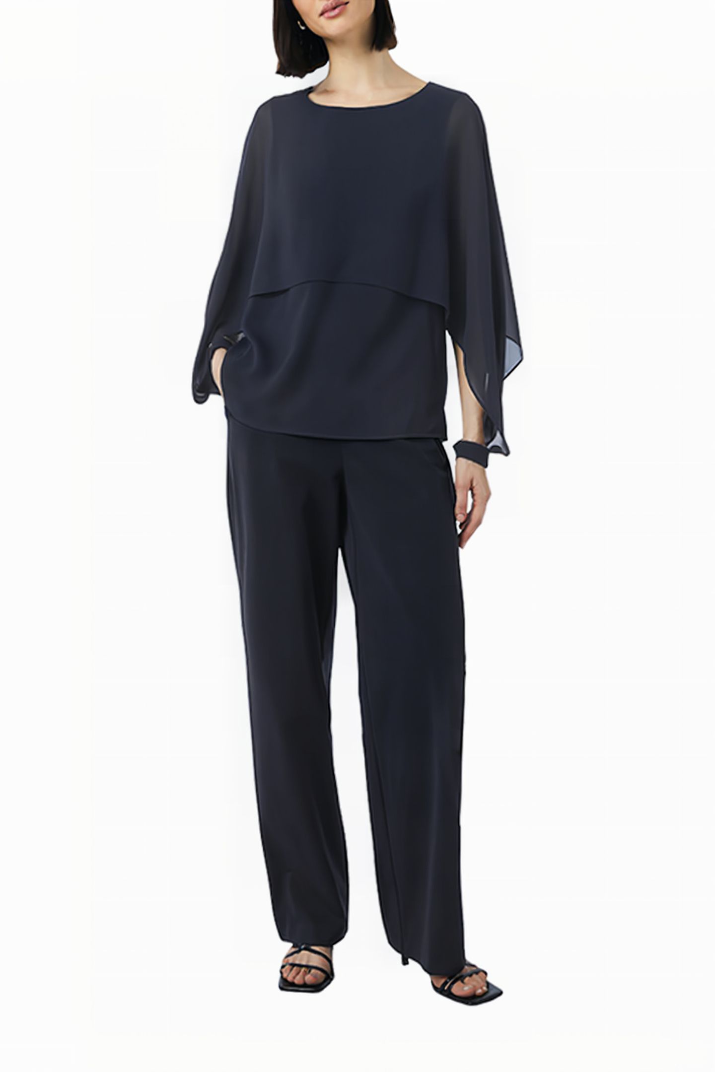 COMMA BLOUSES BLUE MARINE 2