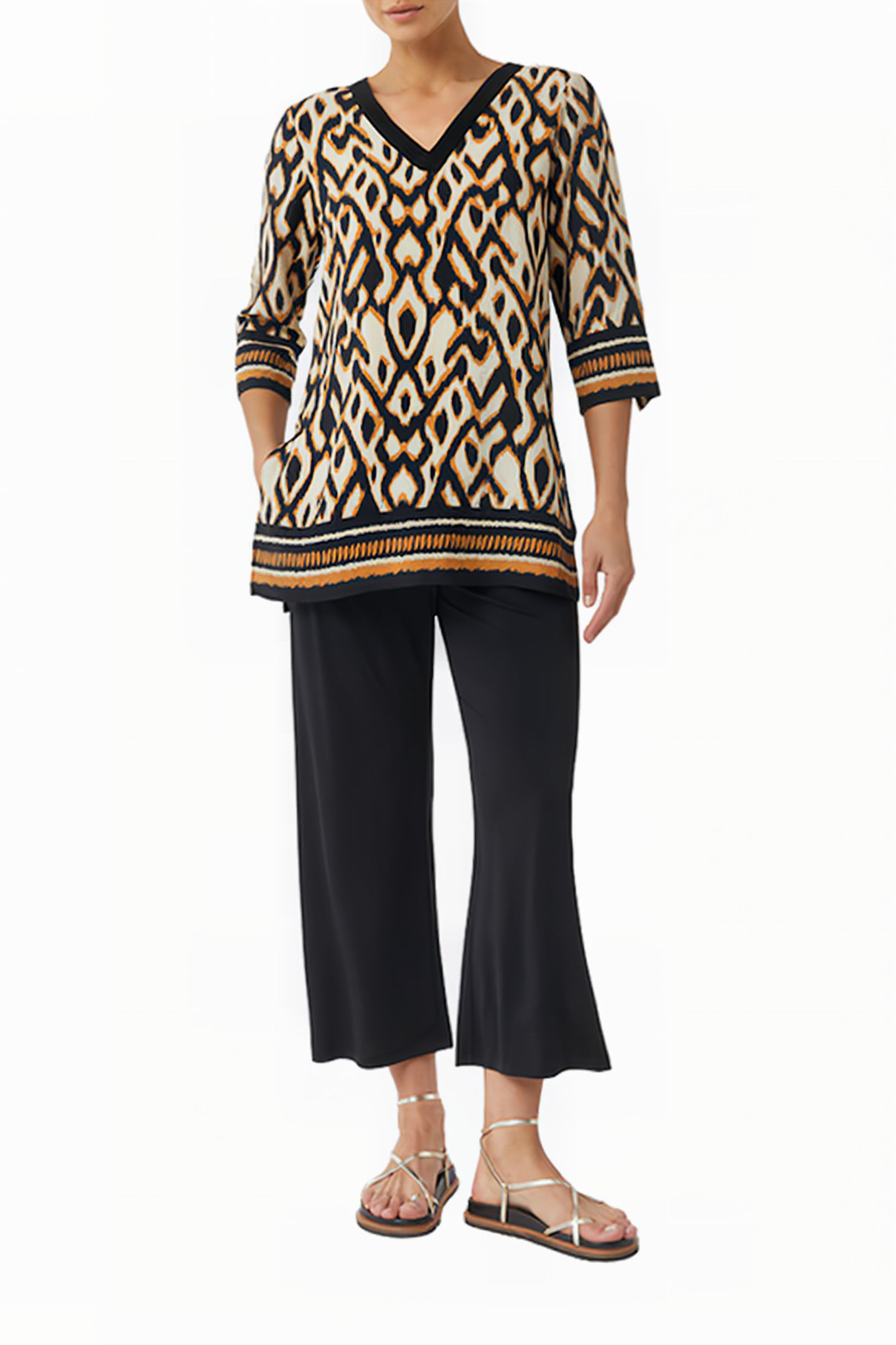 COMMA BLOUSES BLACK 2