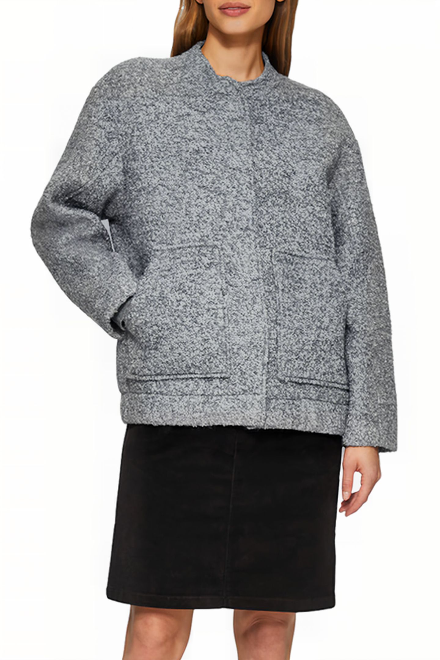 S.OLIVER JACKET OUTDOOR GREY/BLACK 1