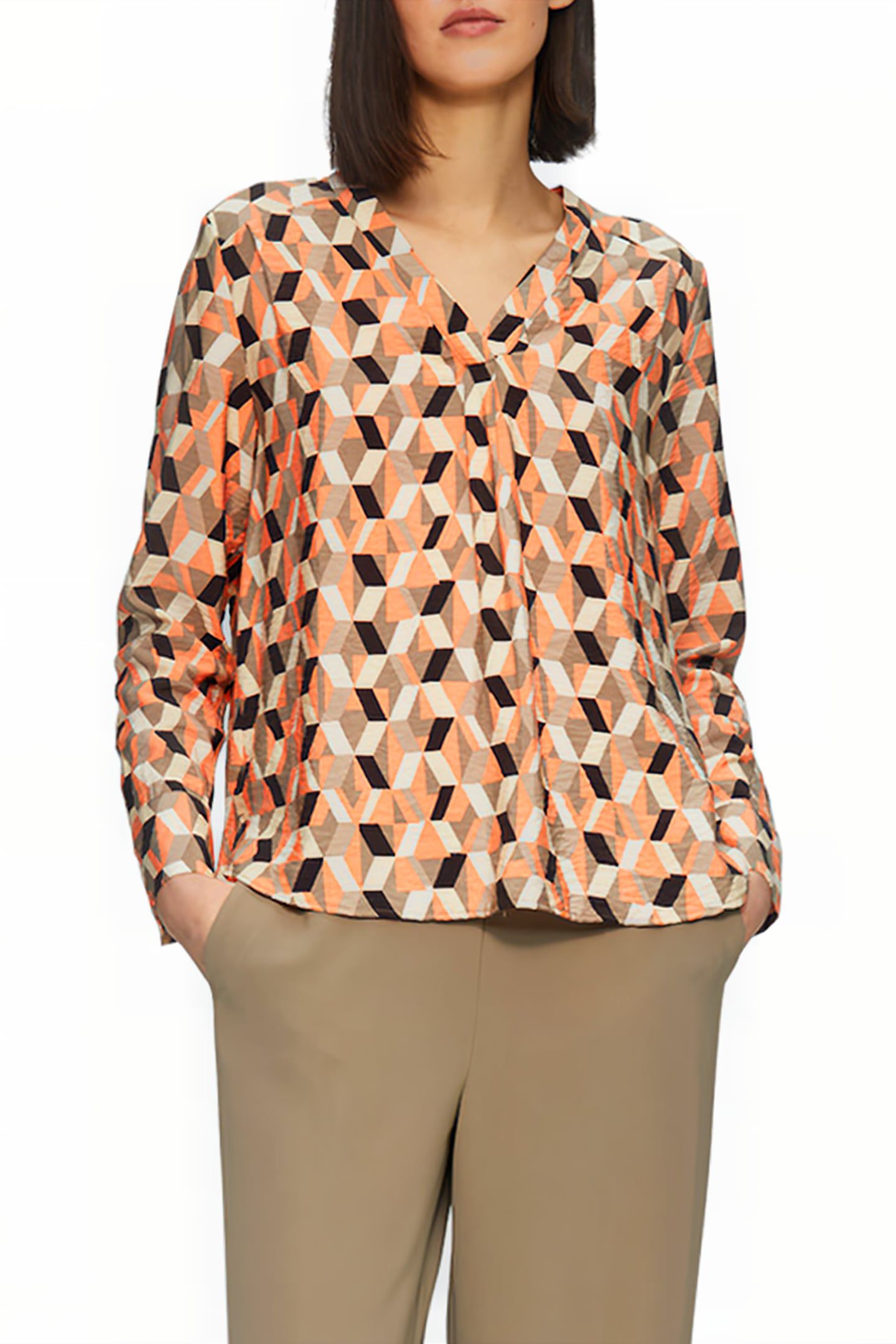S.OLIVER BLOUSE ORANGE 1