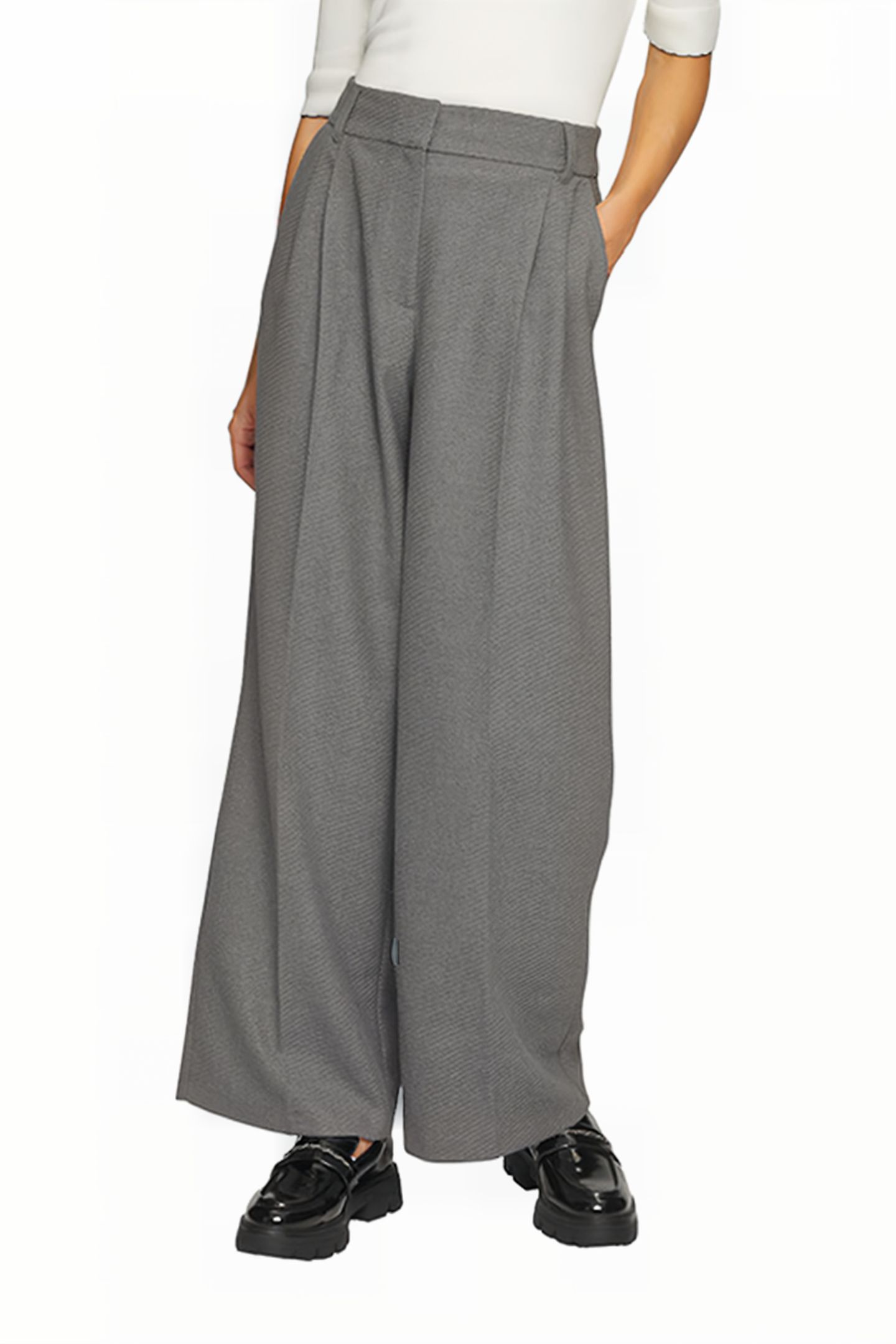 S.OLIVER PANT LIGHT GREY 1
