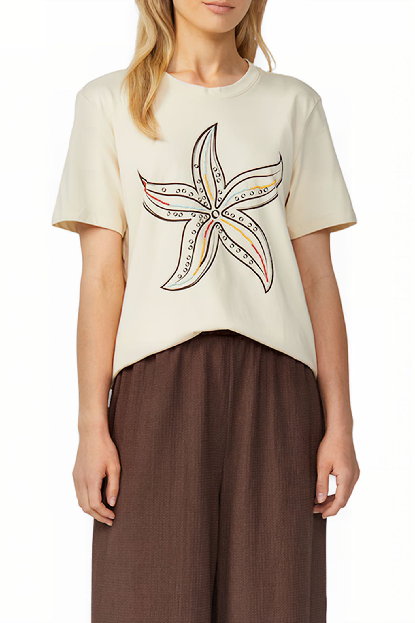 S.OLIVER T-SHIRTS OFF WHITE 1