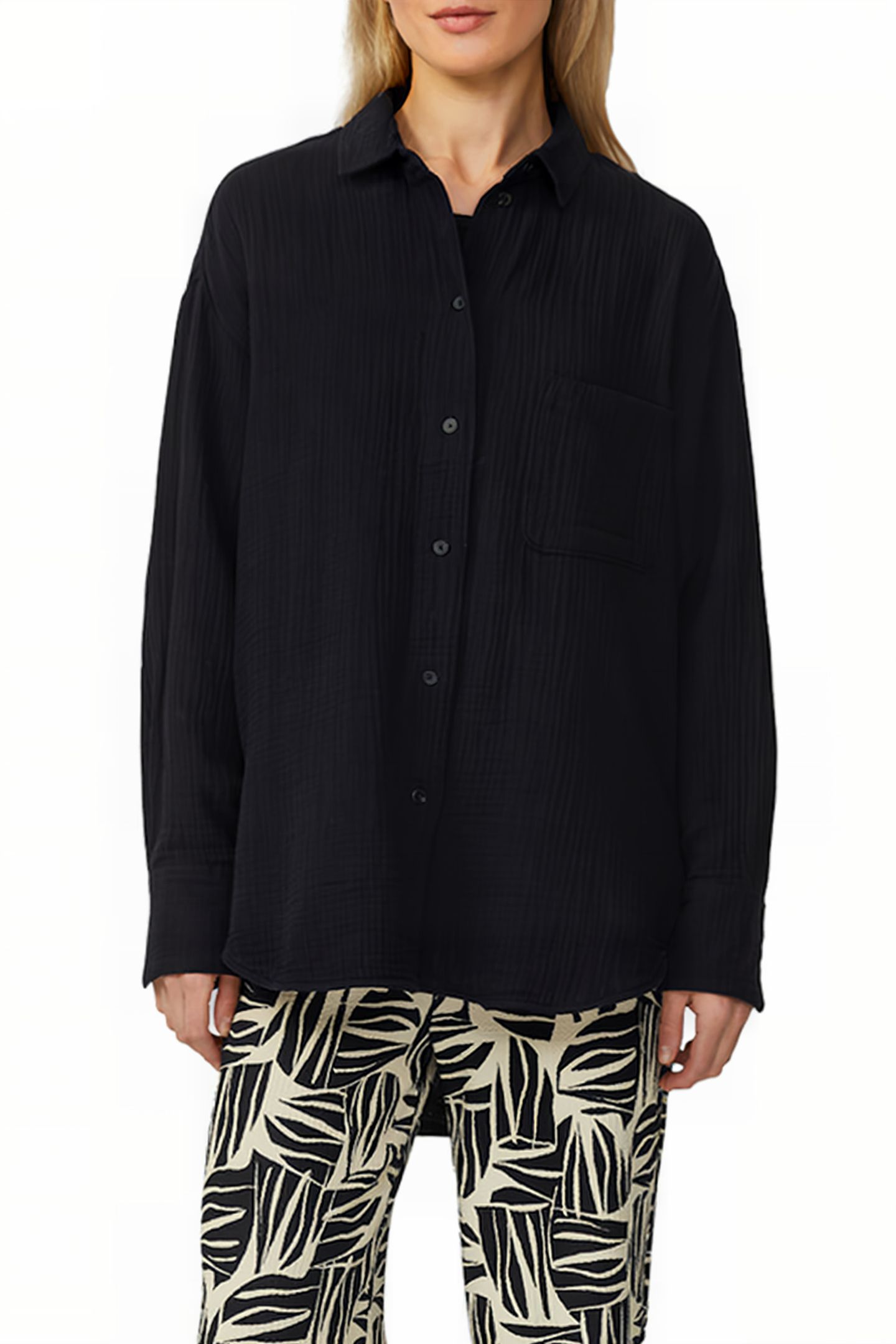 S.OLIVER BLUSEN BLACK 1