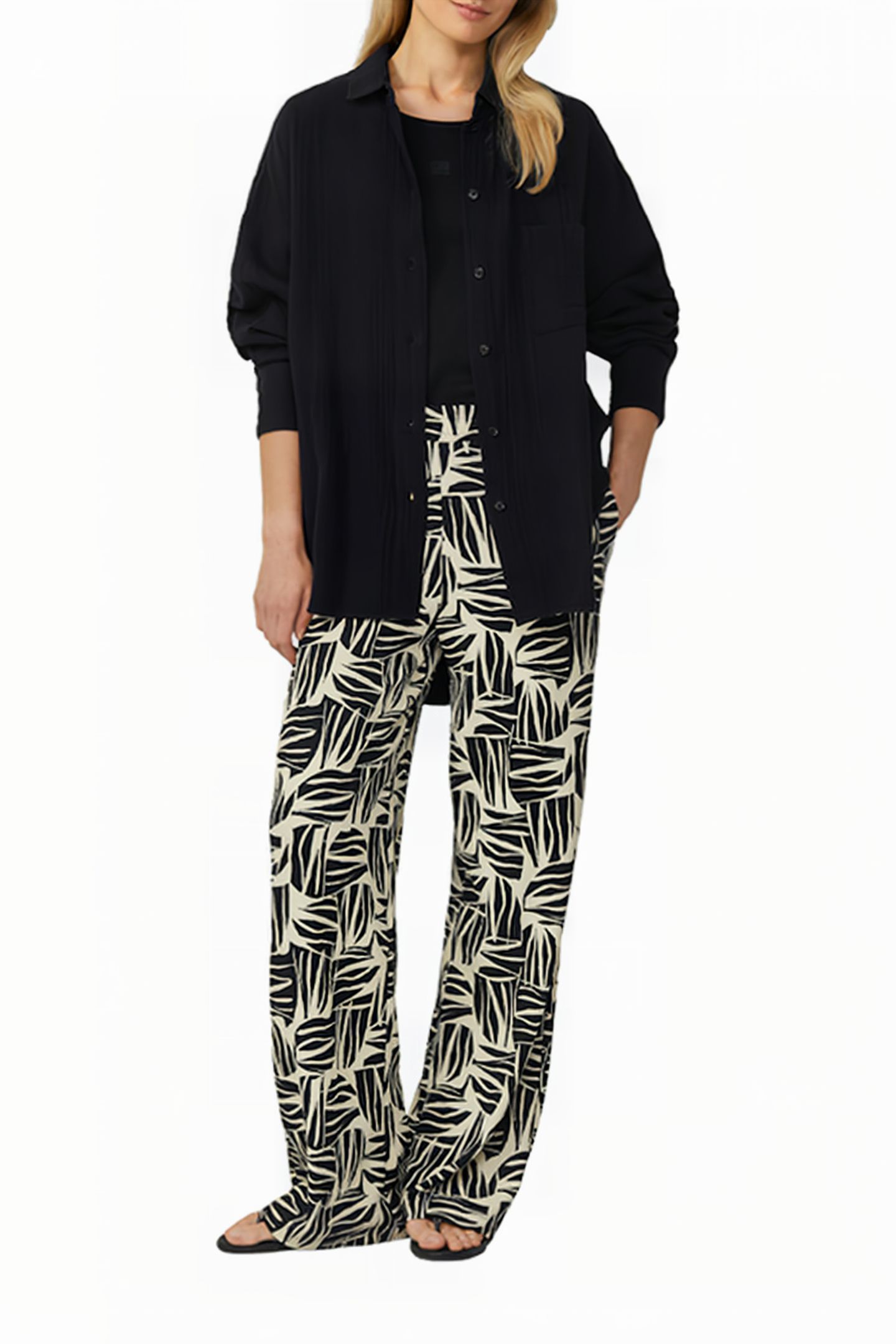 S.OLIVER BLUSEN BLACK 2