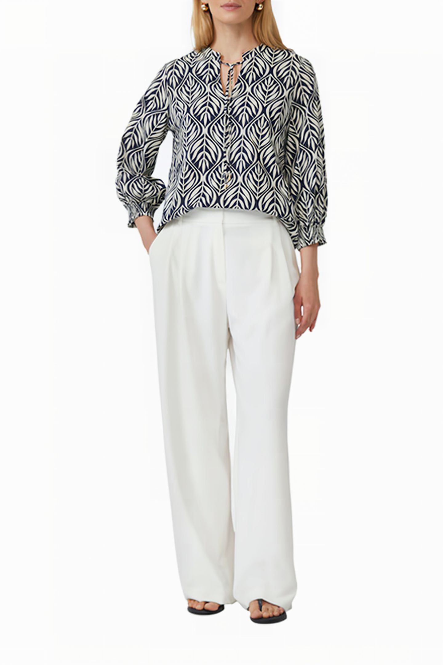 S.OLIVER BLOUSE MARINE BLUE 2