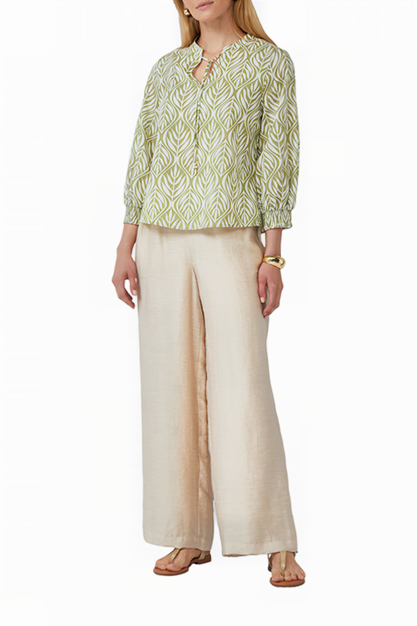 S.OLIVER BLOUSE GREEN 2