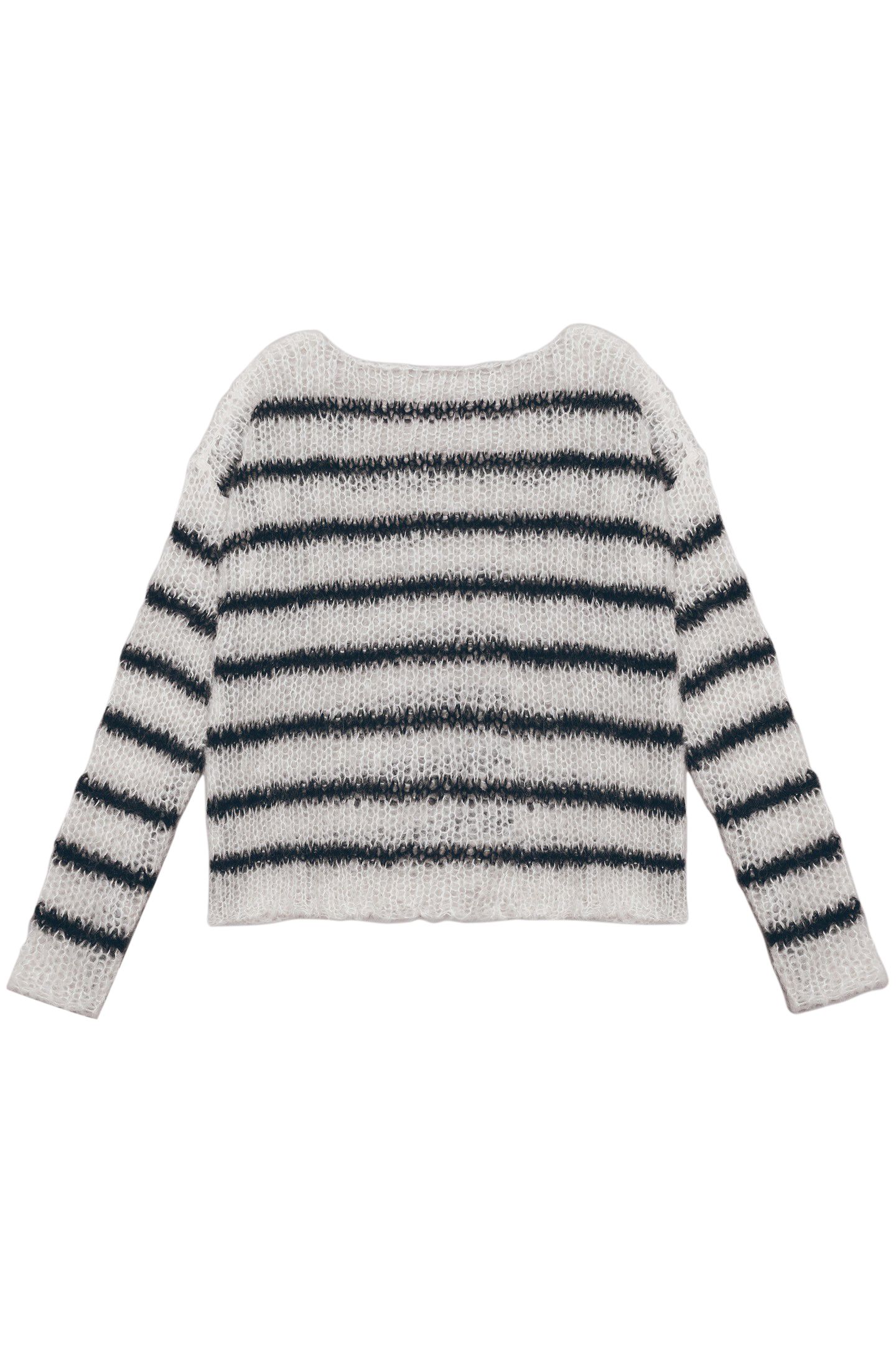 THE STRIPED MOHAIR KNITTED SWEATER 1