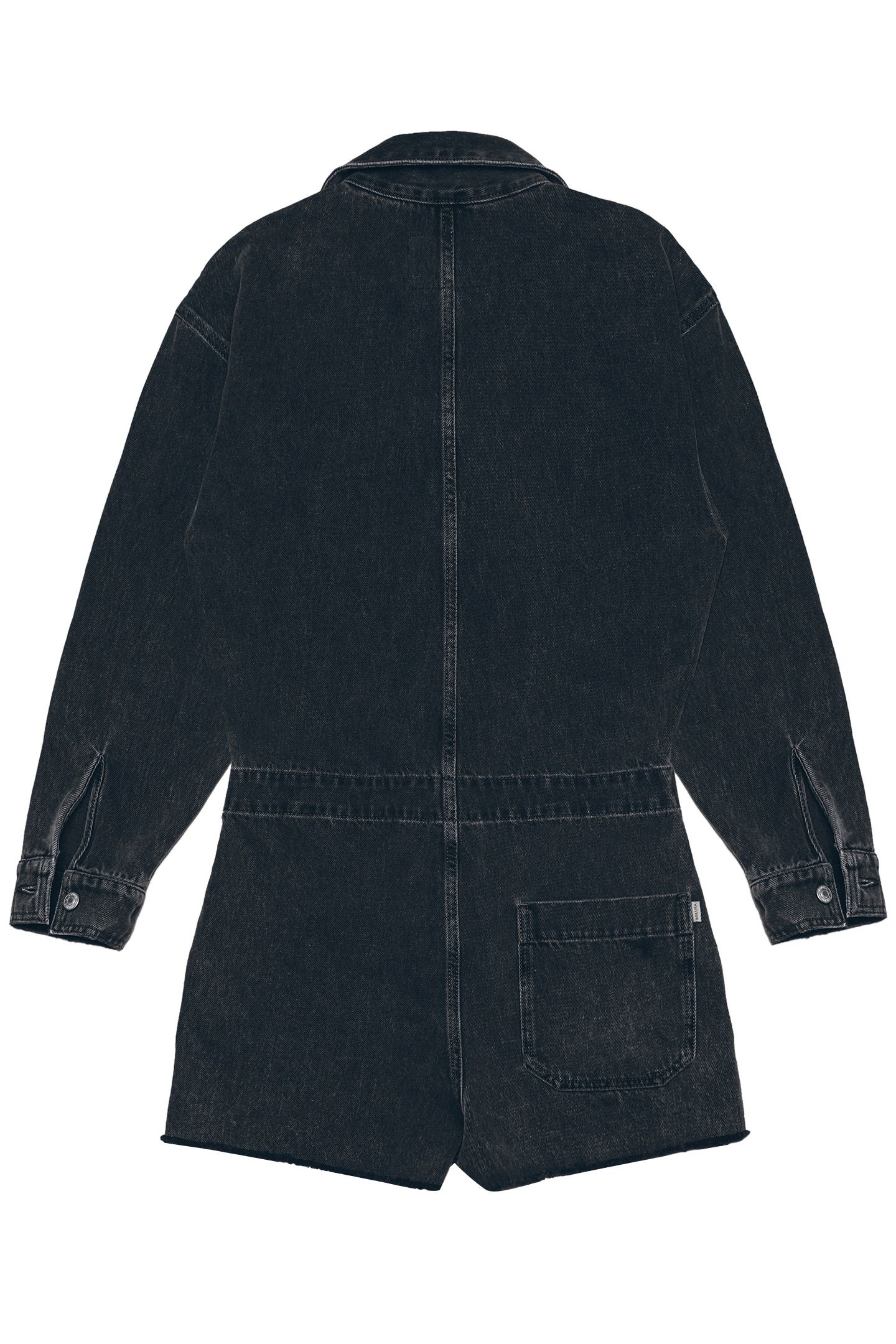 THE BLACK SHORT DENIM JUMPSUIT 3