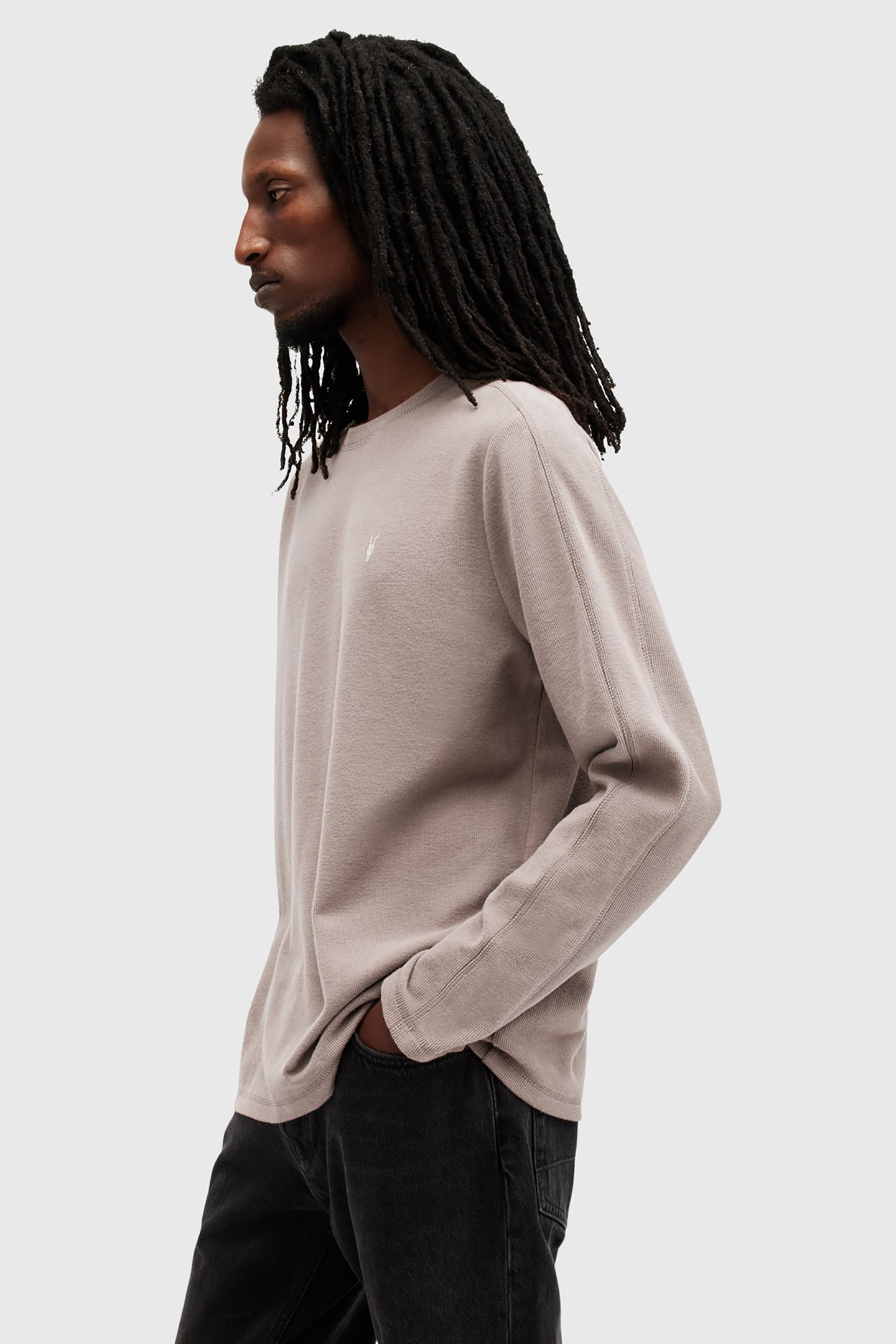 ROWE LS CONTRAST CRE TUSCAN BROWN 4