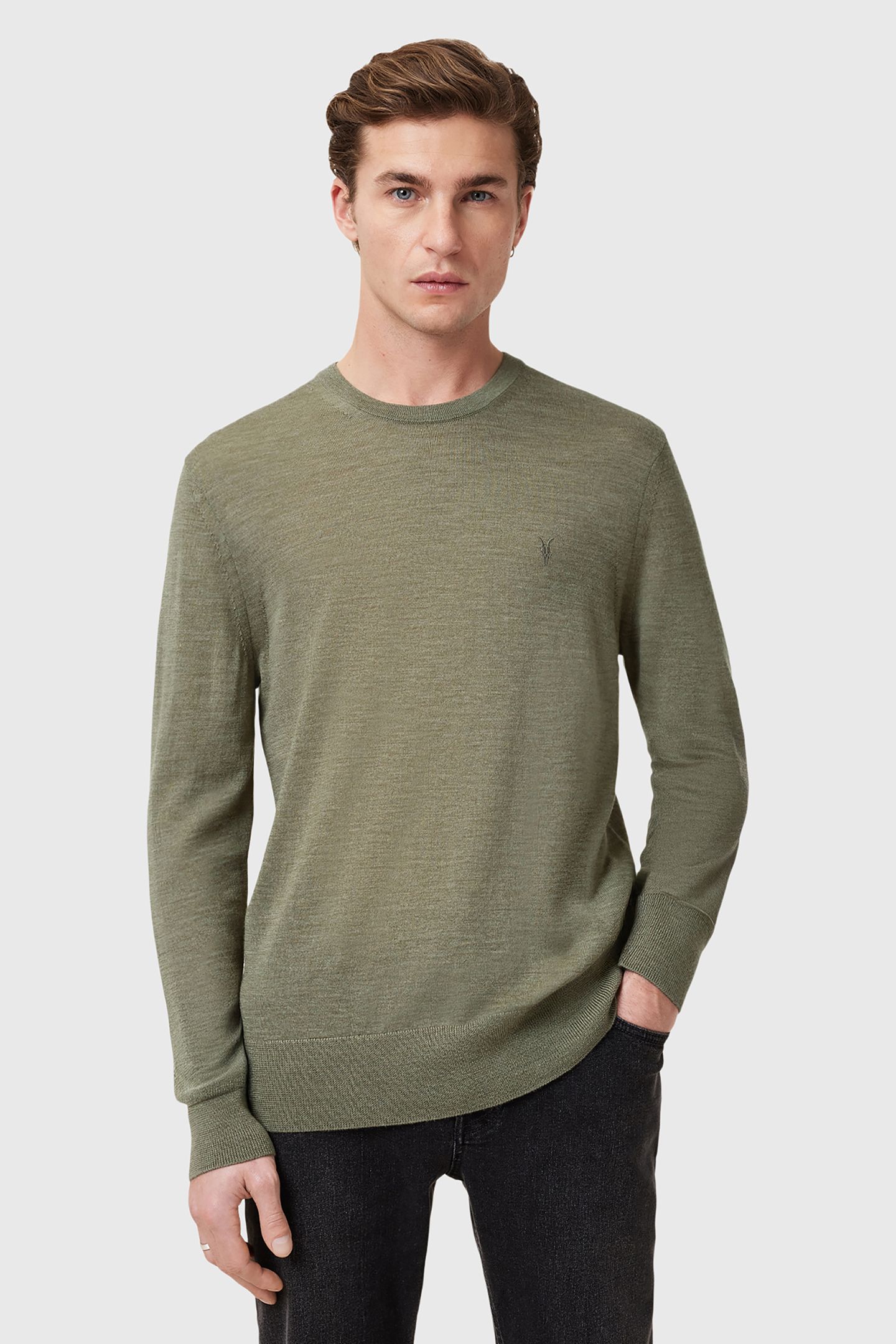 MODE MERINO CREW LIGHT ASH GREEN 4