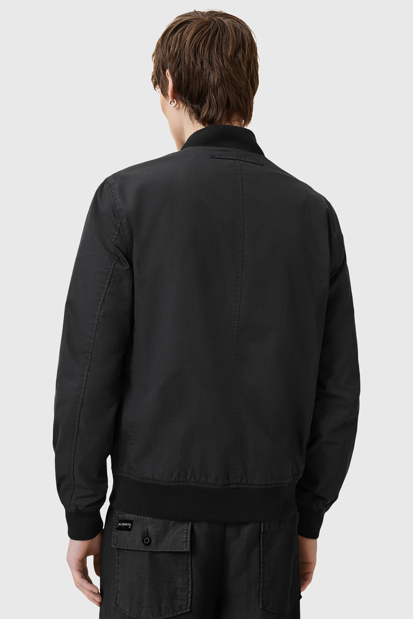 REV BASSETT BOMBER BLACK/KHAKI BROWN 8