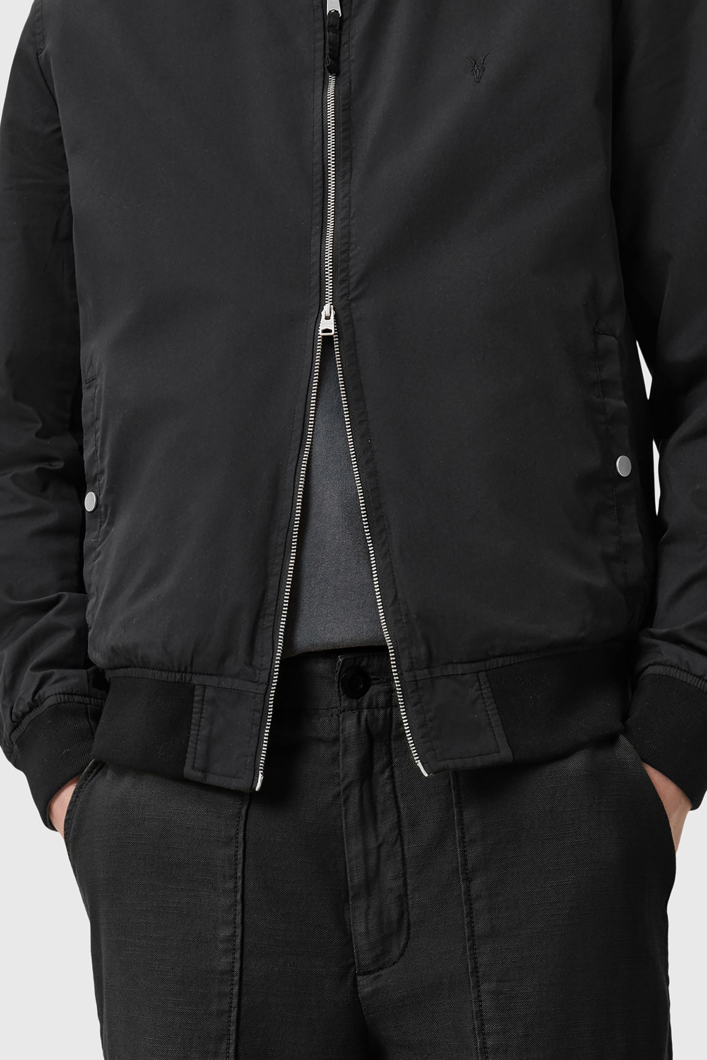 REV BASSETT BOMBER BLACK/KHAKI BROWN 10