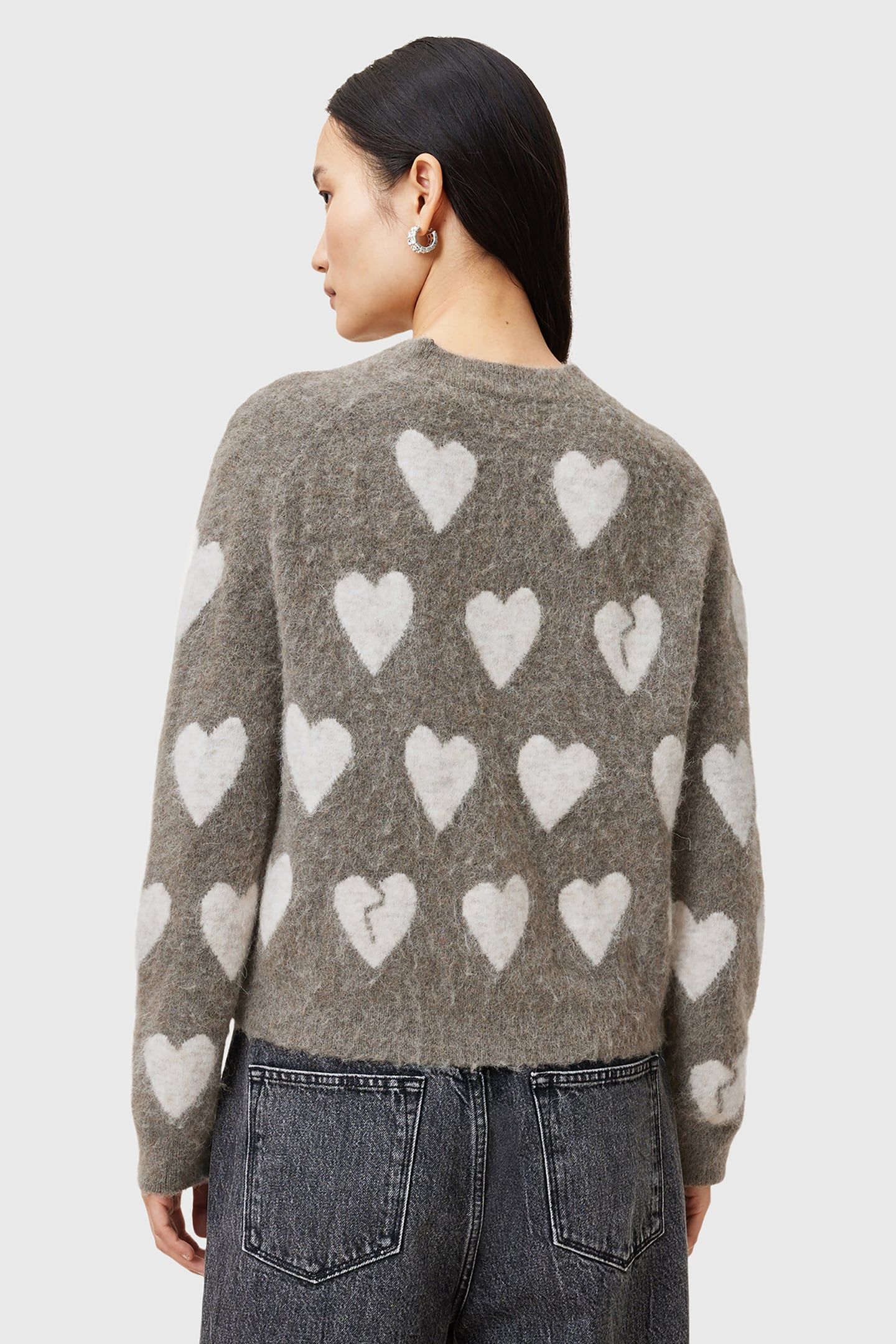 AMORA CARDIGAN WALNUT BROWN/GREY 5