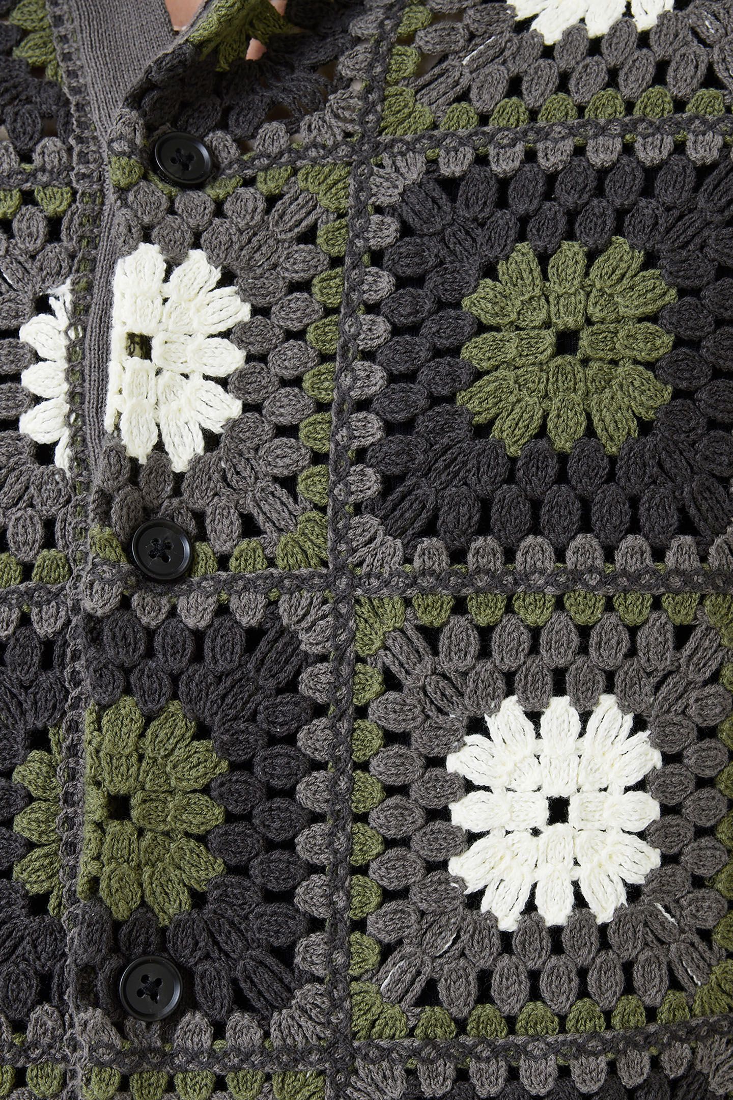 MANDON CARDIGAN GREEN MULTI 7