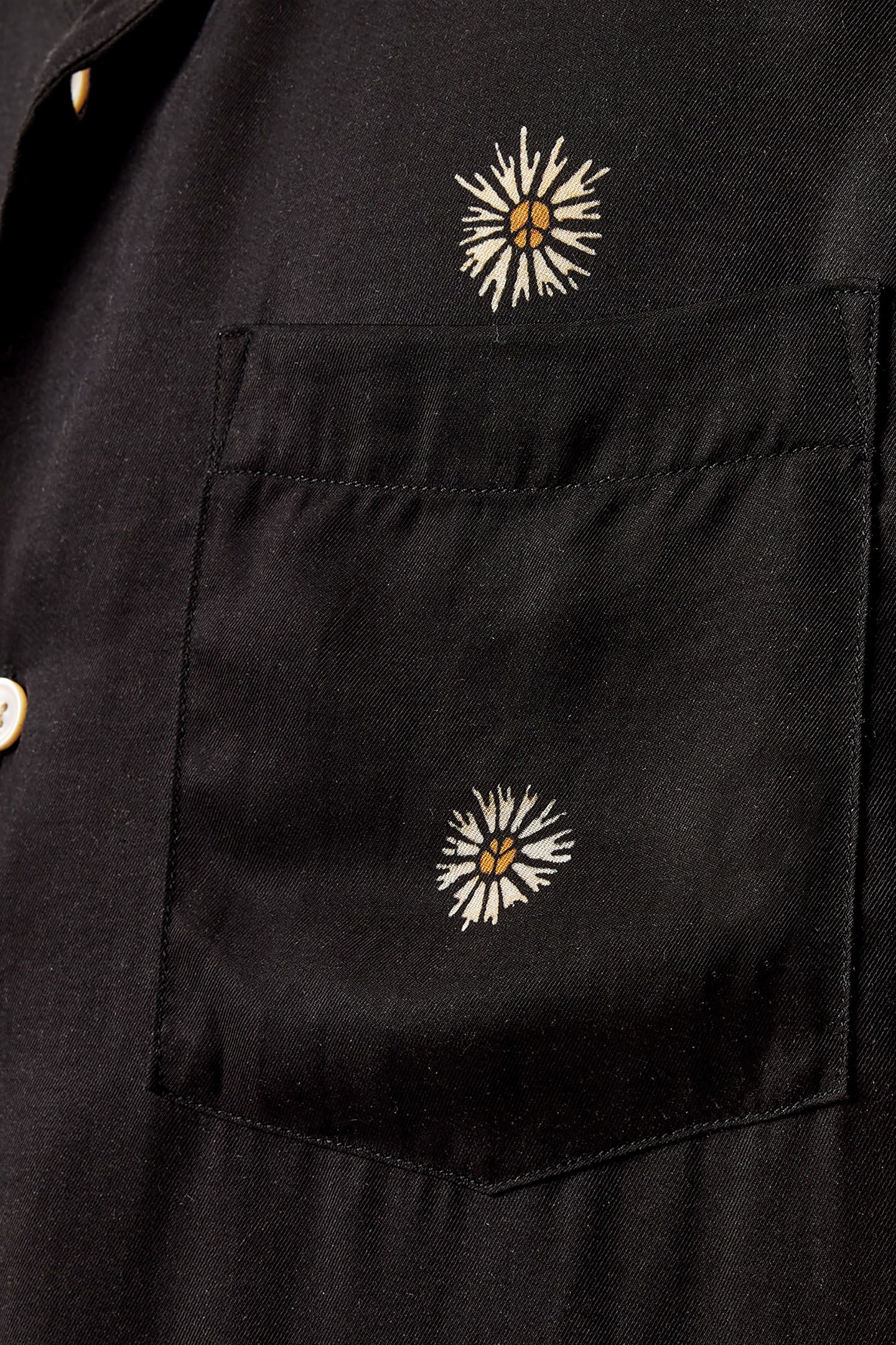 FLEUR PEACE SS SHIRT JET BLACK 7