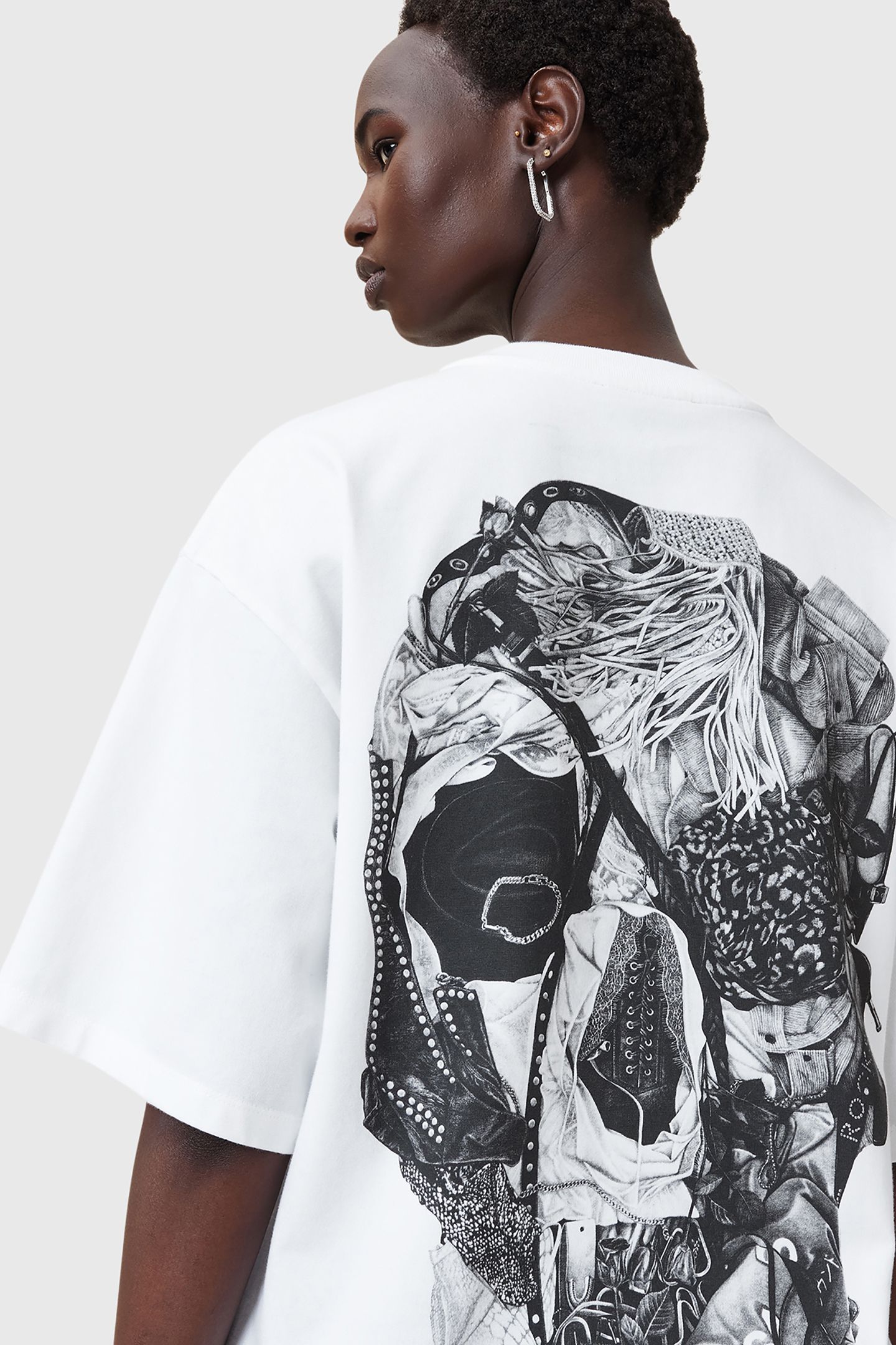 HEAPS AMELIE TEE OPTIC WHITE 6