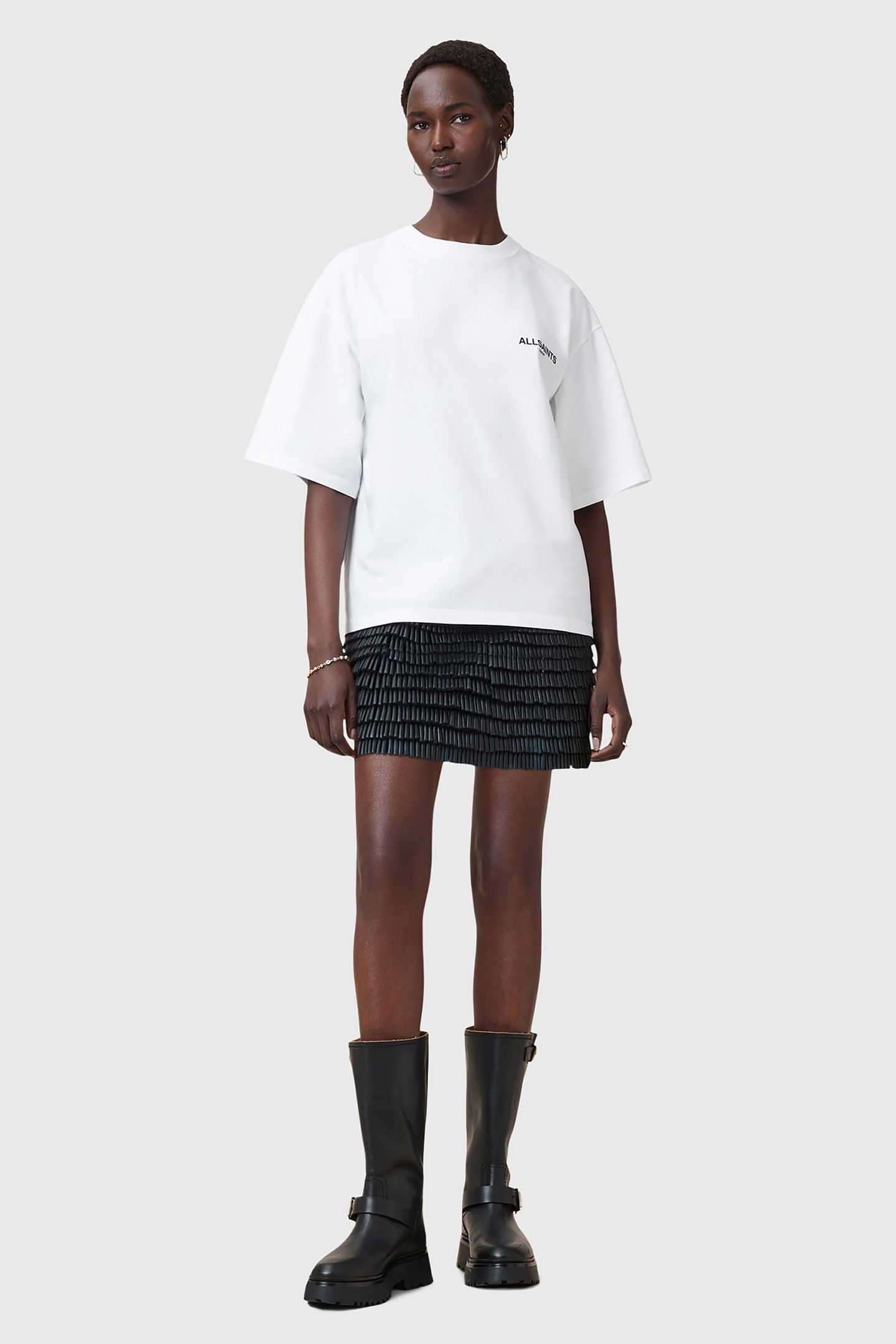 HEAPS AMELIE TEE OPTIC WHITE 3