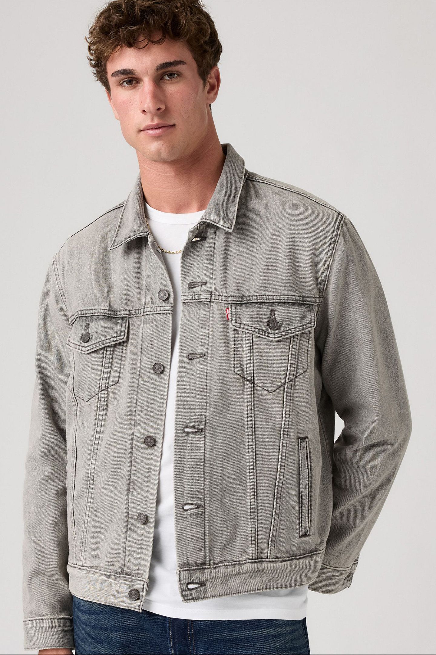 TRUCKER JACKET GREY 4