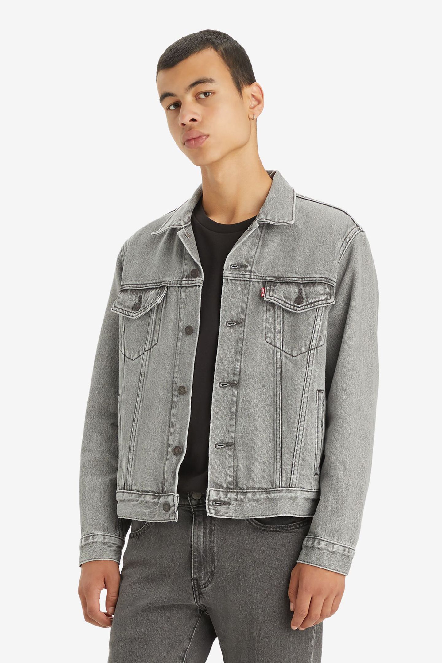 TRUCKER JACKET GREY 5