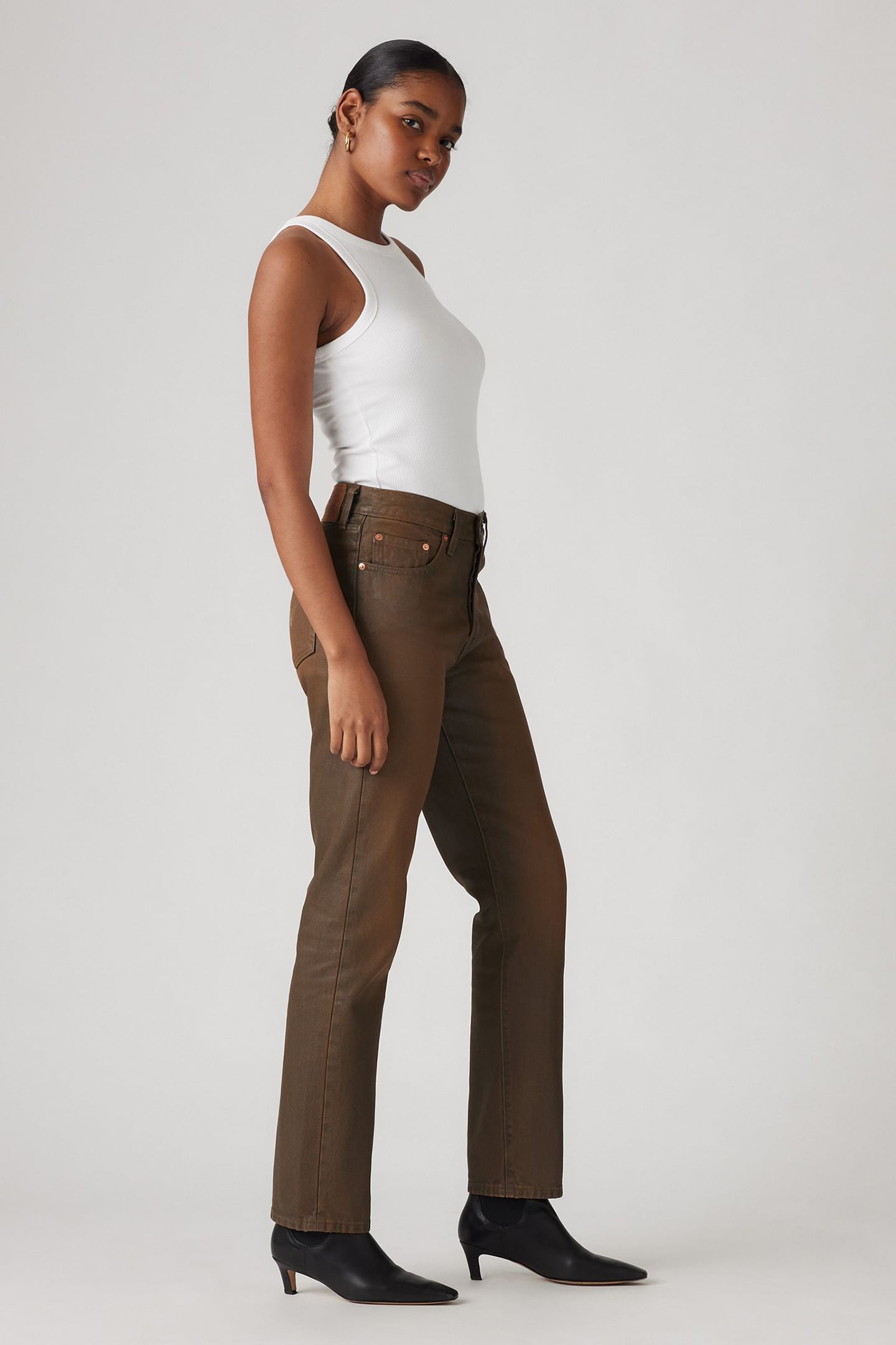 501® ORIGINAL JEANS BROWN 6
