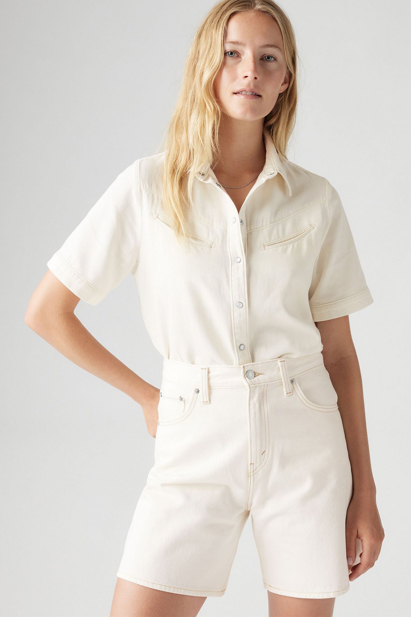 RINOA CAMP SHIRT WHITE 4