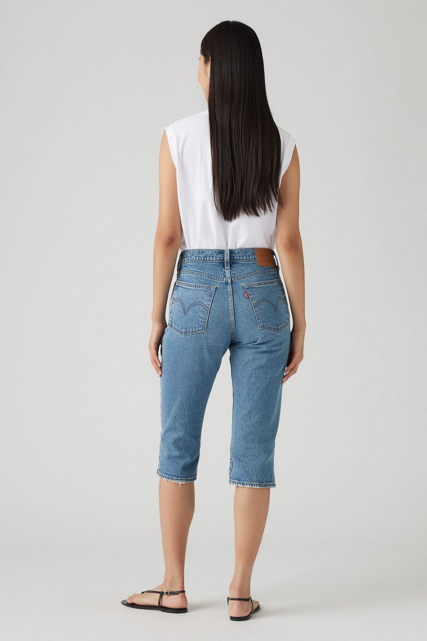 WEDGIE CAPRI JEANS MED INDIGO 3