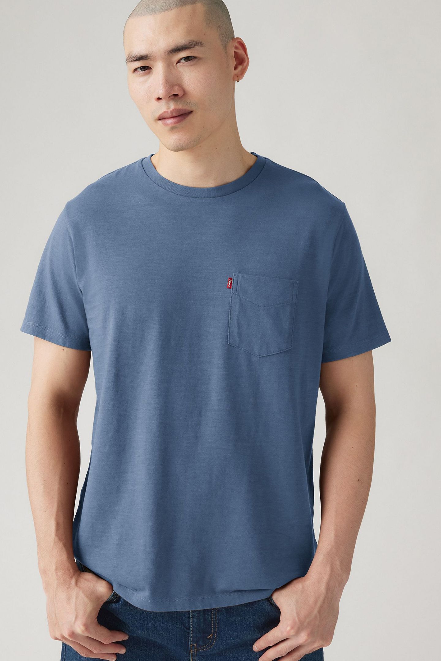 CLASSIC POCKET TEE BLUE 4