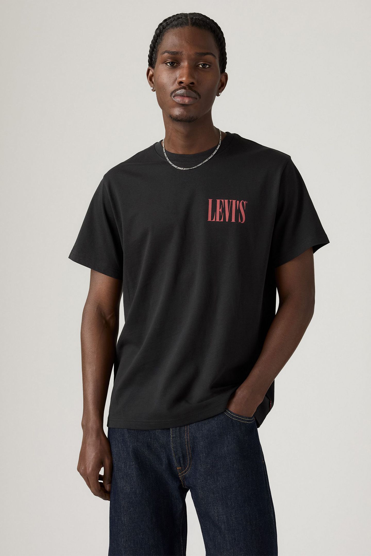 RELAXED FIT GRAPHIC T-SHIRT BLACK 4