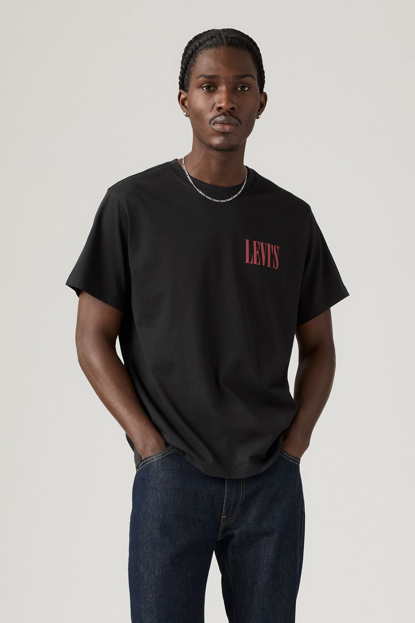 RELAXED FIT GRAPHIC T-SHIRT BLACK 1