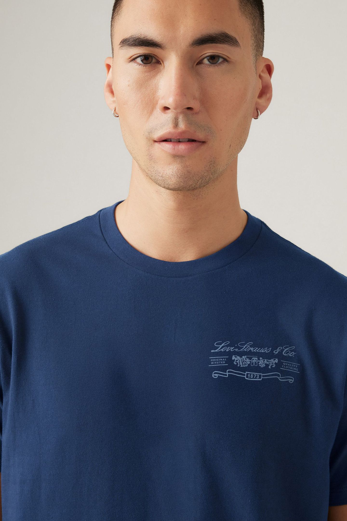 GRAPHIC CREWNECK T-SHIRT BLUE 5