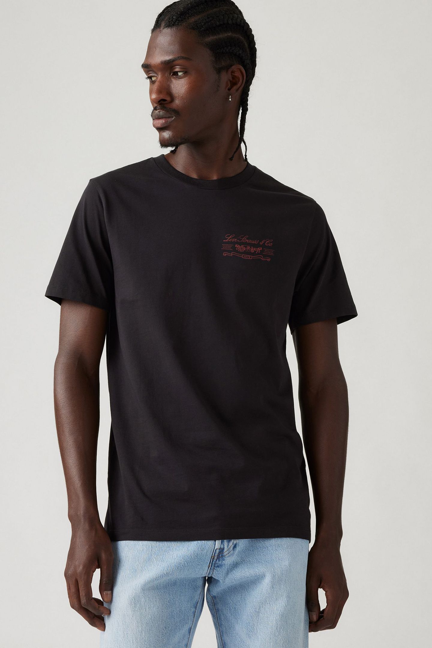 GRAPHIC CREWNECK T-SHIRT BLACK 4