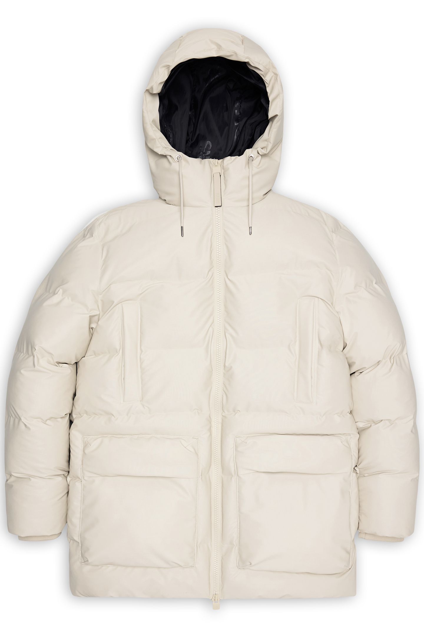 UNISEX ALTA LONG PUFFER CARGO JACKET W3T4 DUNE GRAIN 1