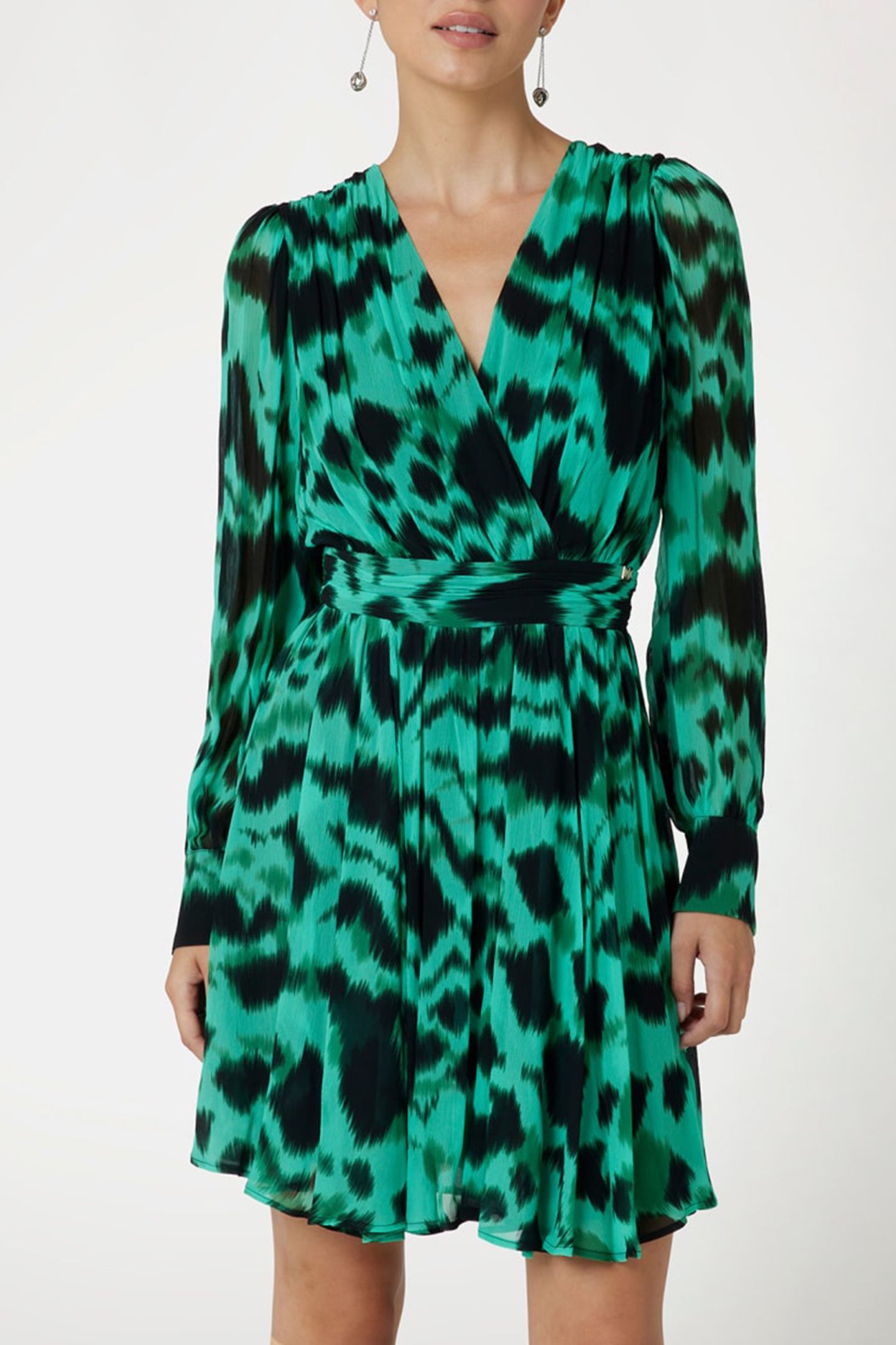 MARCIANO BY GUESS AGNES MIDI DRESS WALK IN THE WILD 1
