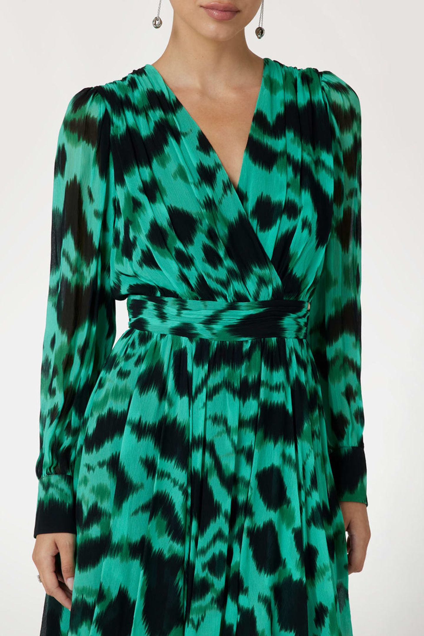 MARCIANO BY GUESS AGNES MIDI DRESS WALK IN THE WILD 5
