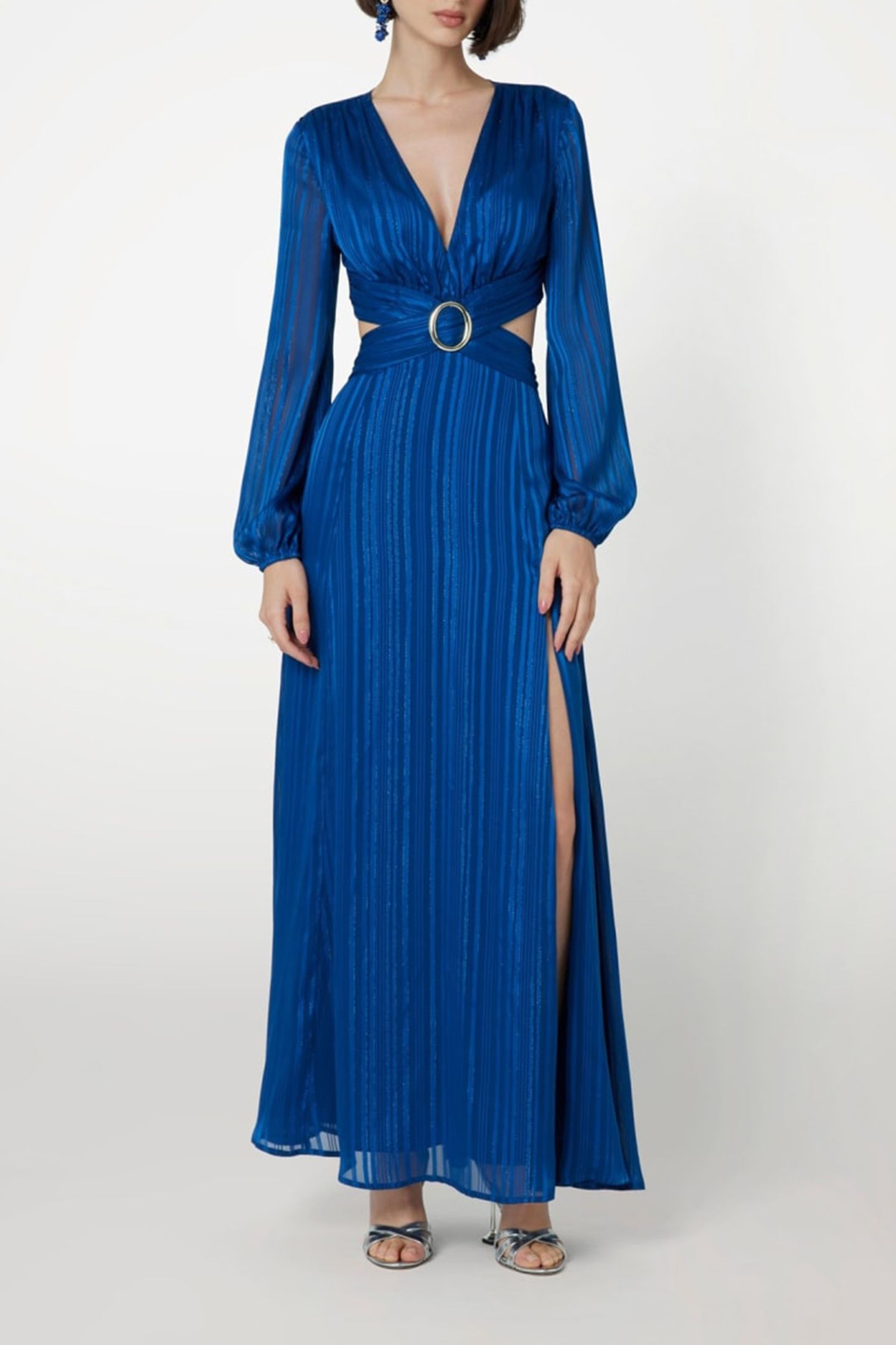 MARCIANO BY GUESS LUISE LONG DRESS BLUE MAYA 1