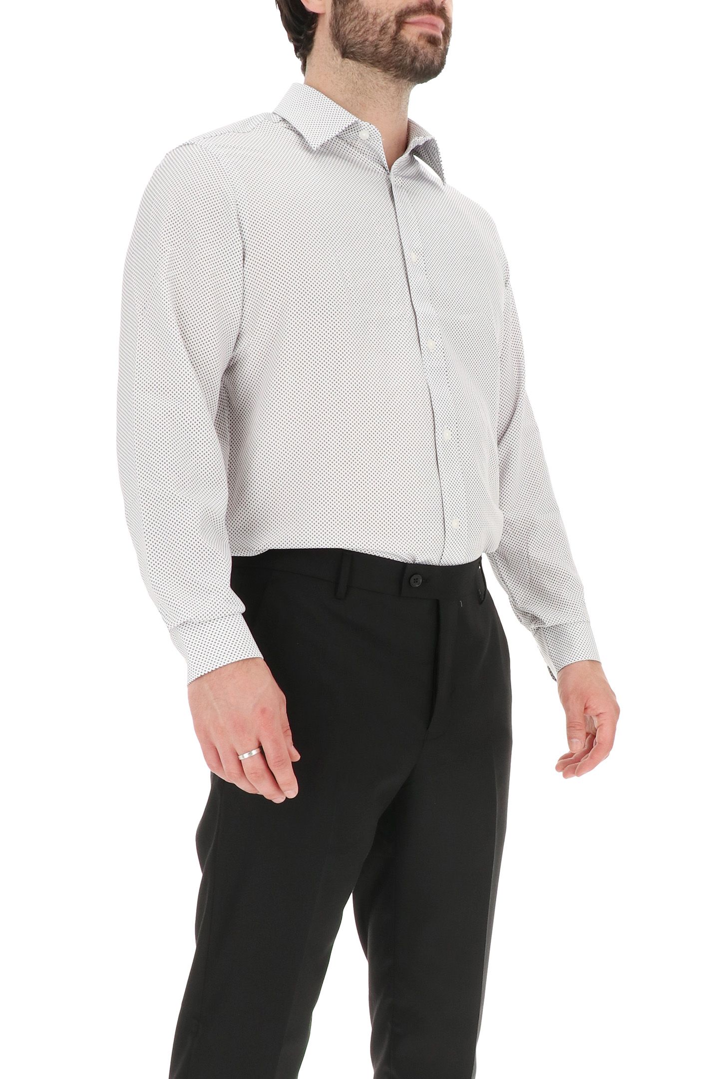 4 WAY STRETCHDRESS SHIRT BLACK 3