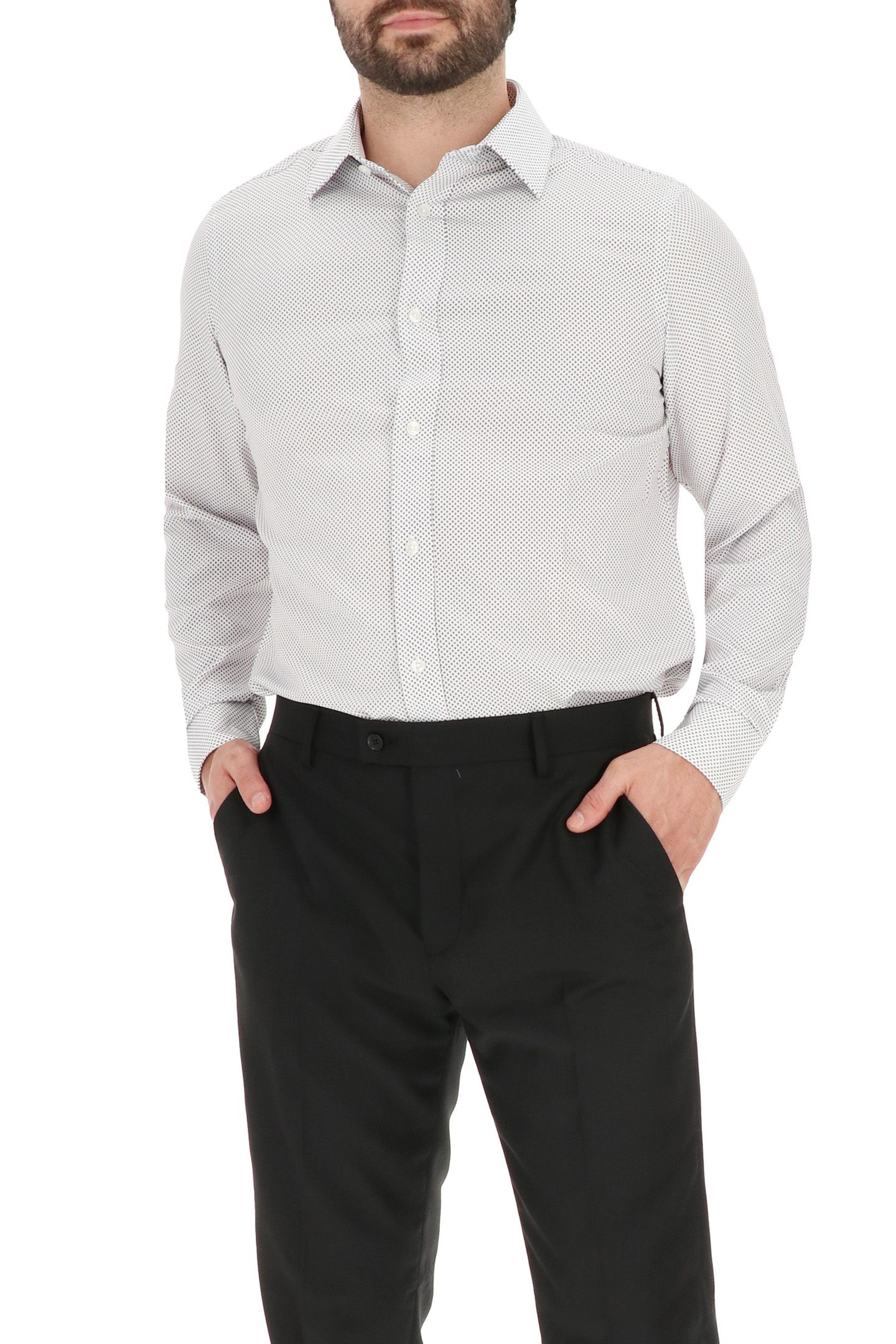 4 WAY STRETCHDRESS SHIRT BLACK 4