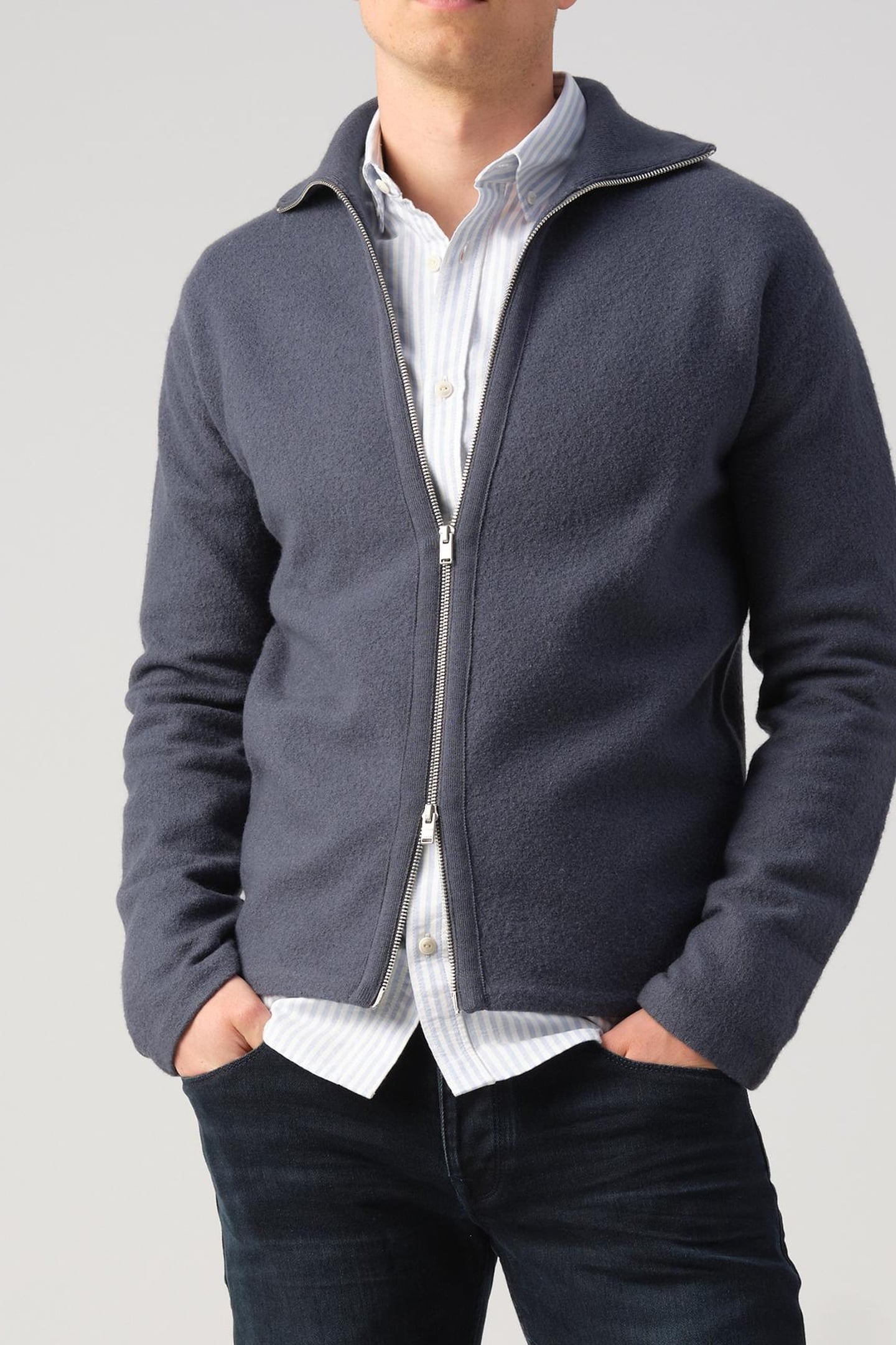 J.C. RAGS RANDY VEST OMBRE BLUE 1