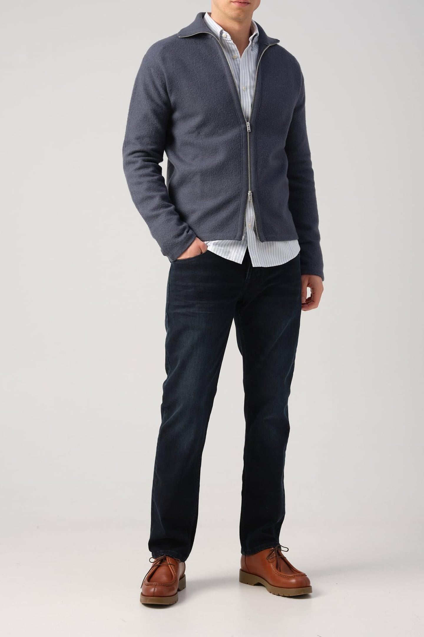 J.C. RAGS RANDY VEST OMBRE BLUE 2