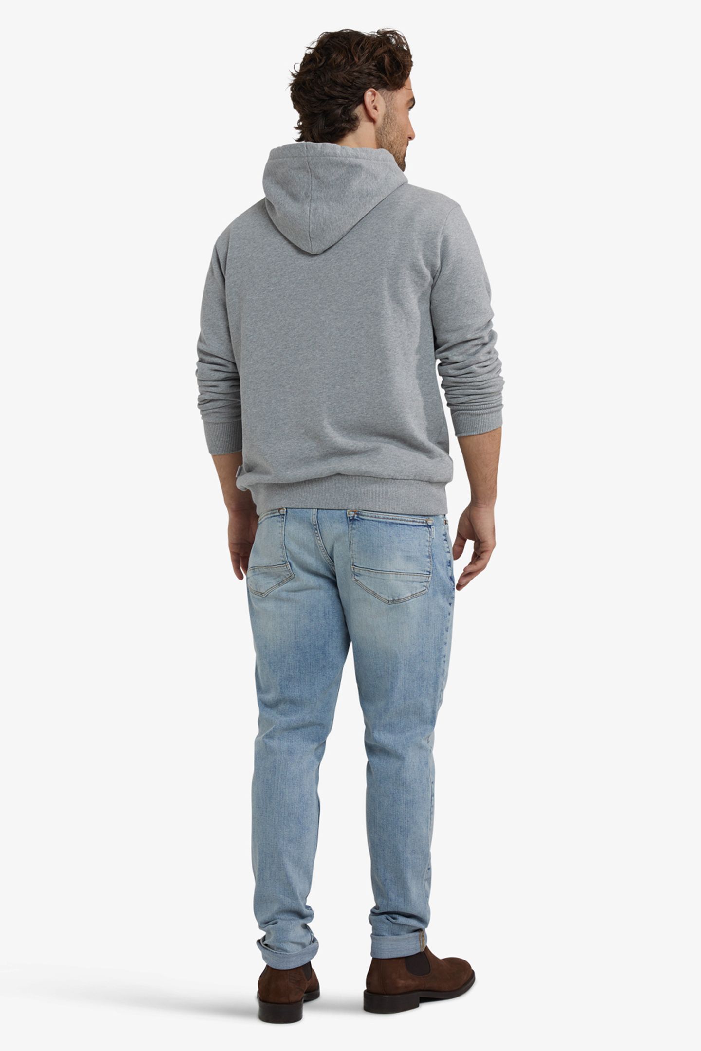 GRAPHIC HOODY MEDIUM GREY MELANGE 3
