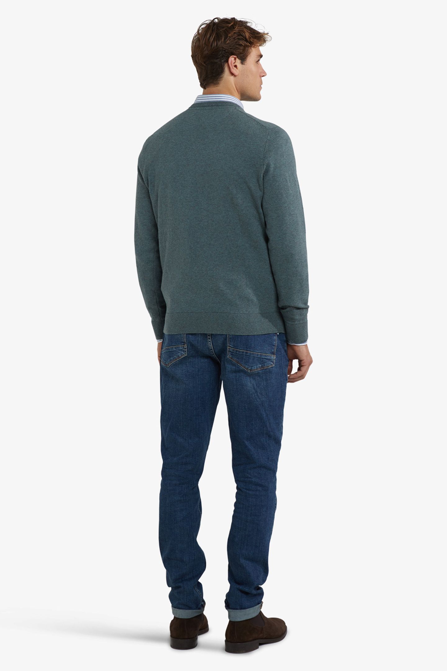 V-NECK SWEATER WINTER SAGE 3