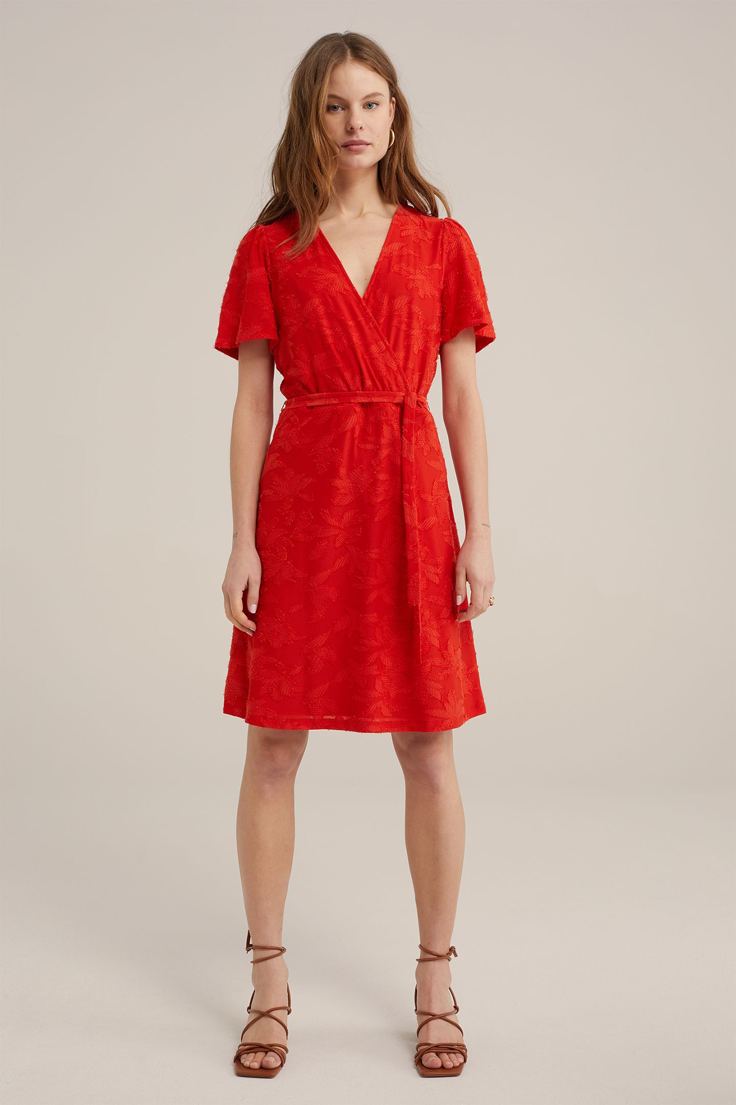 JURK MIDI FIRE RED 2