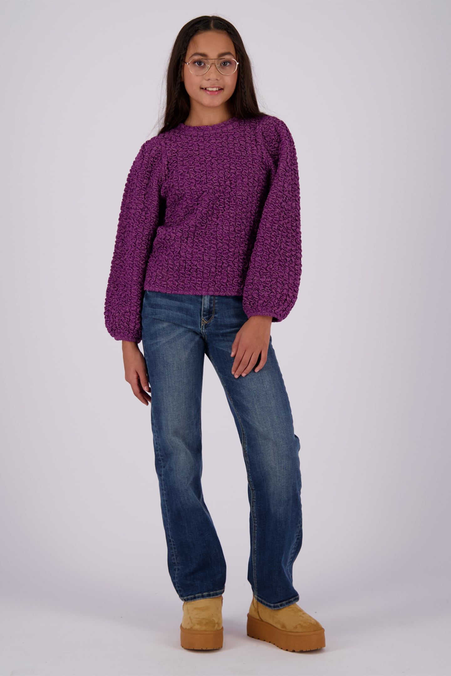 GIRLS JUMINA T-SHIRT ULTRA PURPLE 1